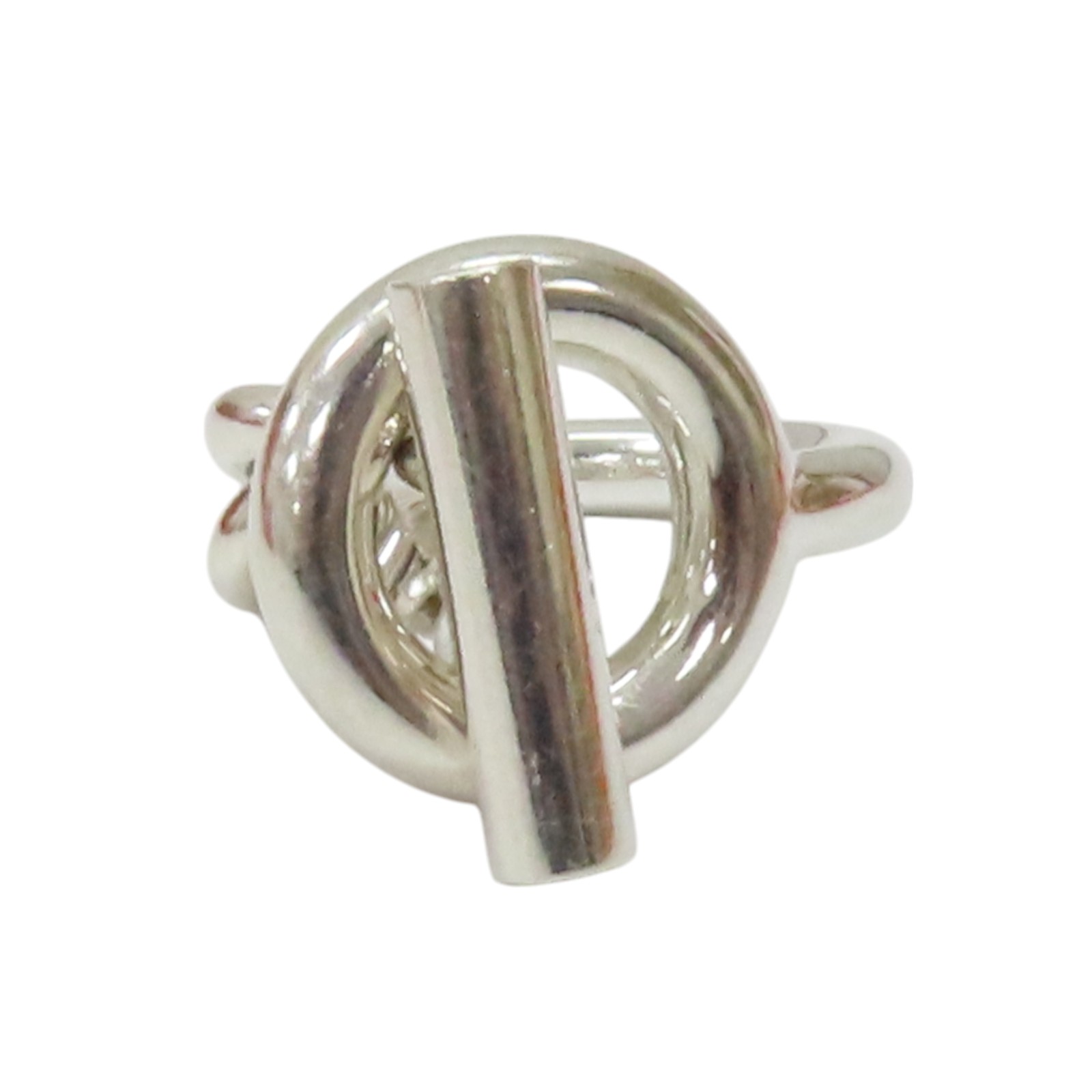 （HERMES）Croisette ring GM HERMES Croisette GM Ring 925 Sterling Silver US Size 6 #52