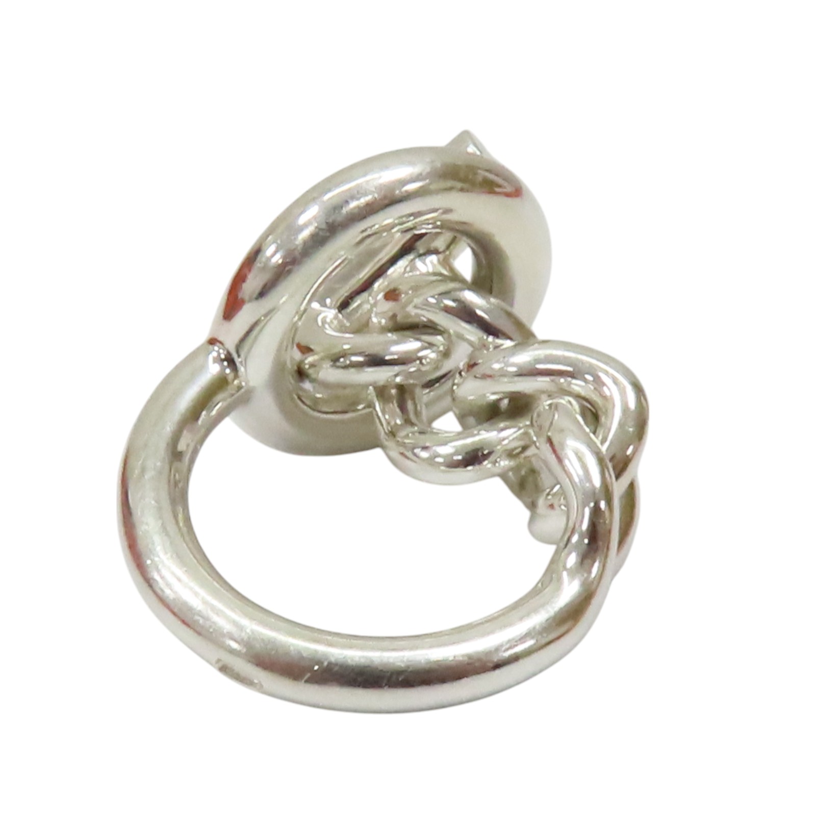 (HERMES)Croisette ring GM HERMES Croisette GM Ring 925 Sterling Silver US Size 6 #52