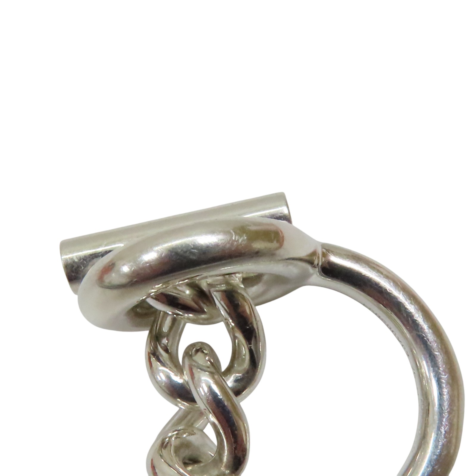 HERMES Croisette GM Ring 925 Sterling Silver US Size 6 #52