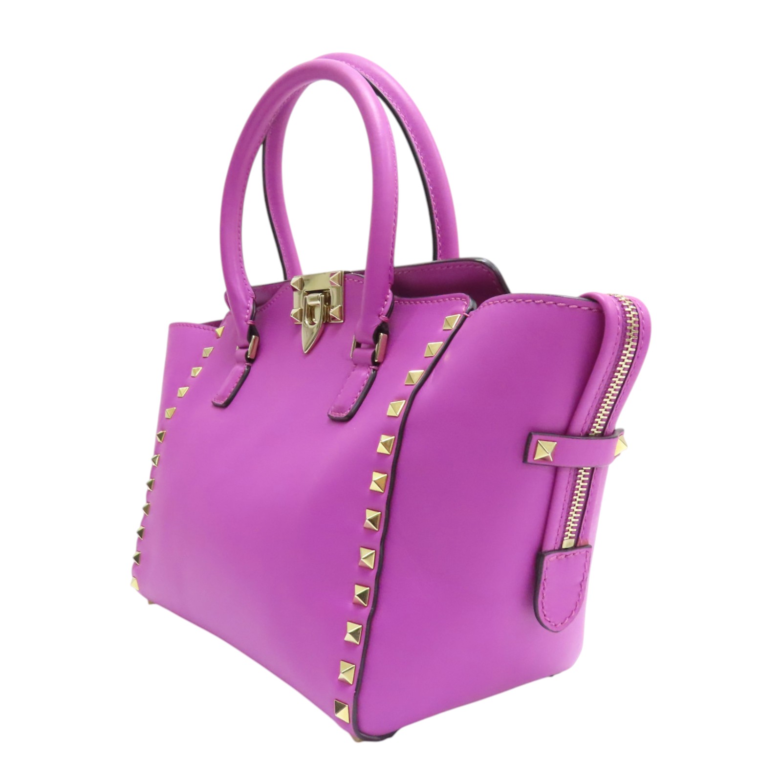 ハンドバッグ VALENTINO HAND BAG (6W2B0R22XEY QNS) Valentino - Valentino Garavani - VLogo leather bag purple