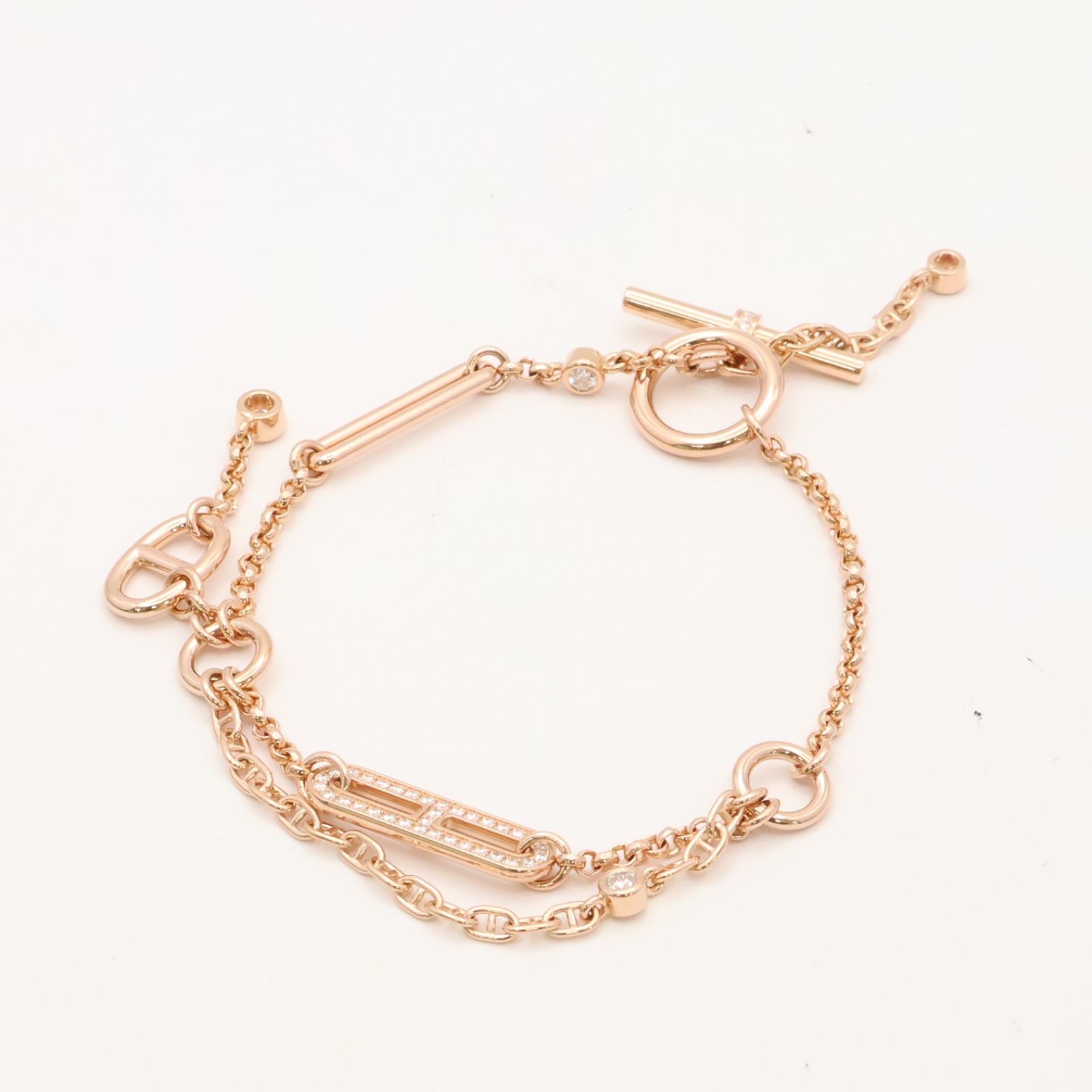 エルメス Chaine d’ancre Chaos Bracelet H222413B 00SH