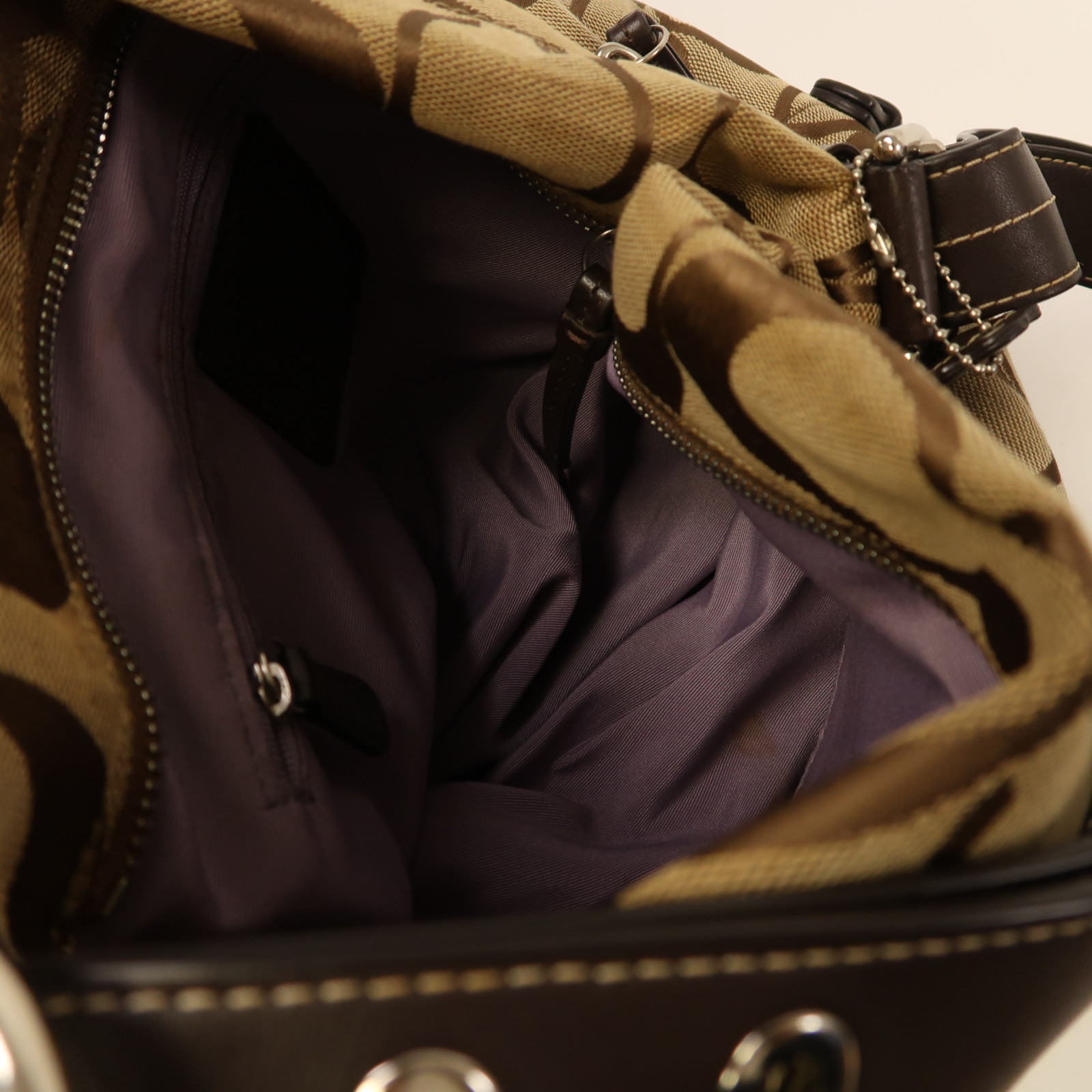 BRAND BAG ブランド・バッグ 2011 秋冬 COACH GHW Shoulder Bag K1176-F15067 Canvas Brown | eBay