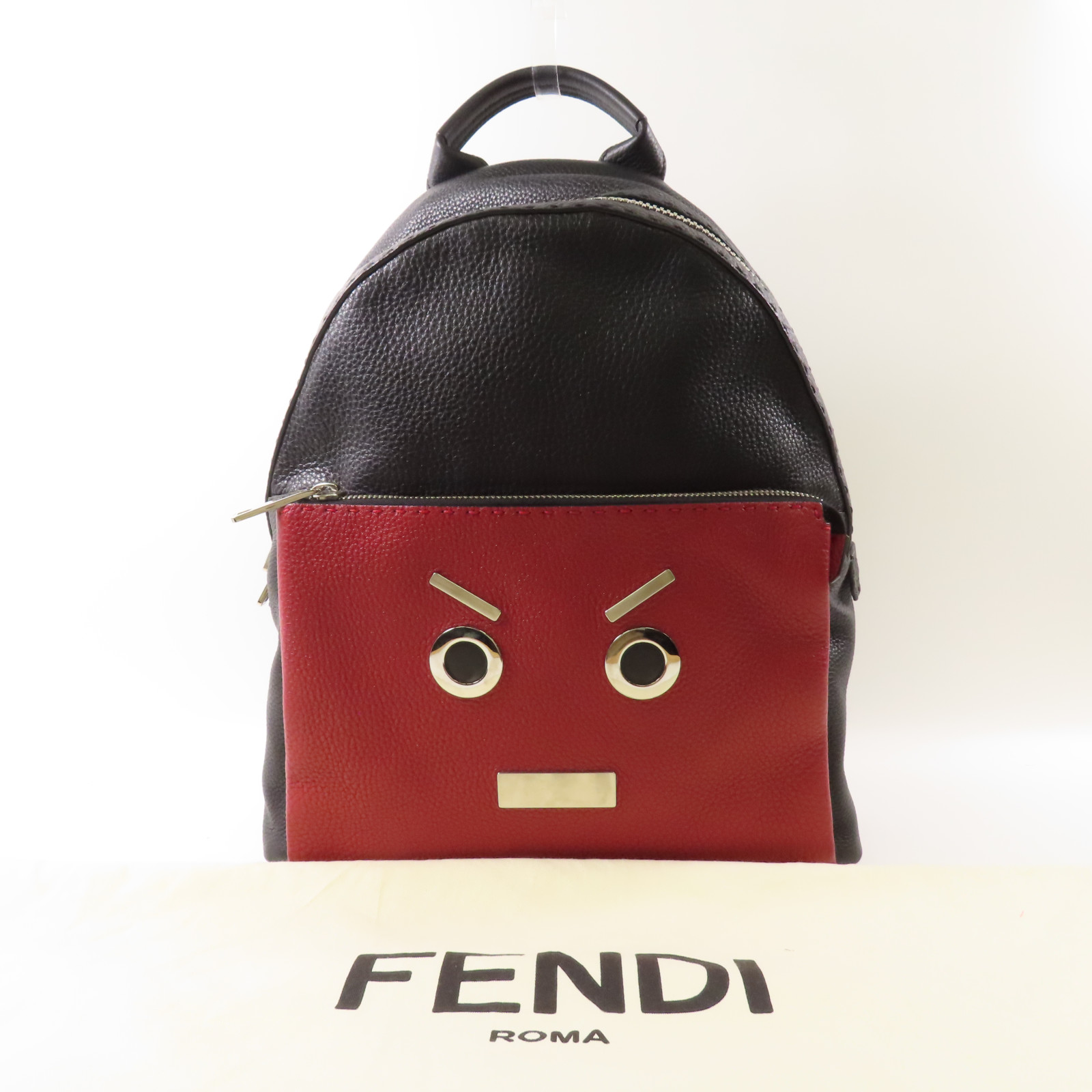 バックパック・リュック FENDI Backpack FENDI SHW Faces Selleria Backpack 7VZ0129QNF0P0N Calfskin