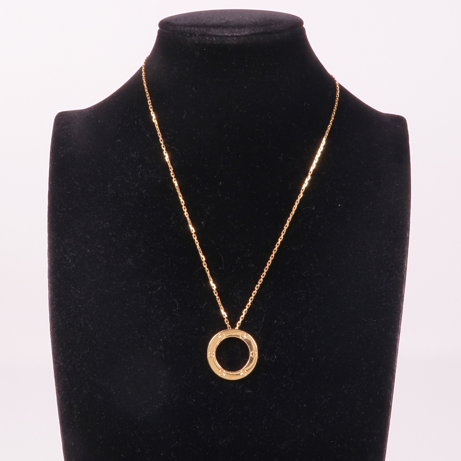 Cartier ローズゴールド ネックレス CARTIER Love Necklace 18K Rose Gold | eBay