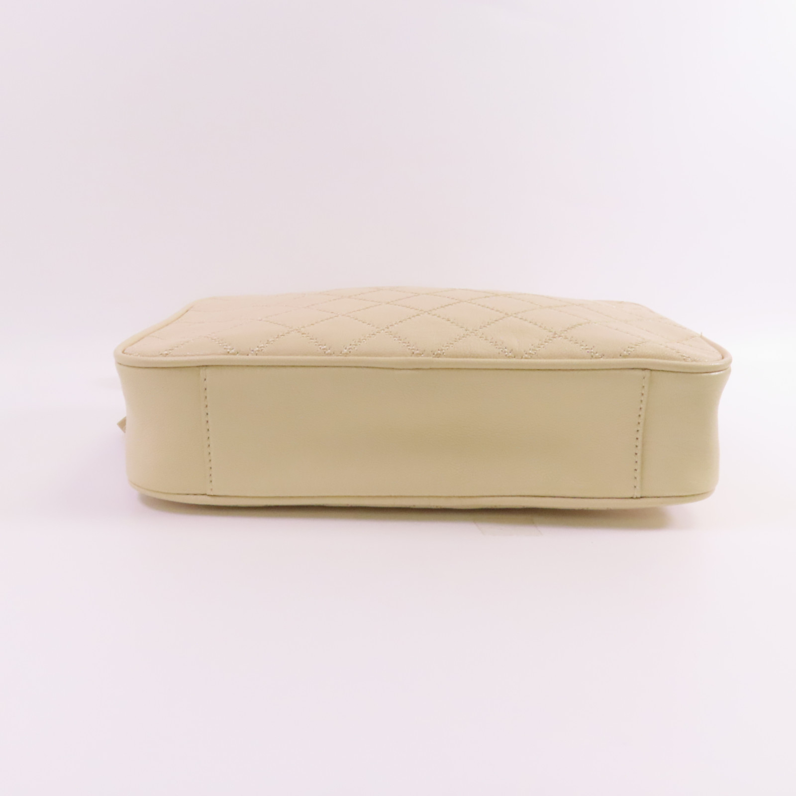 TORY BURCH SHW Chain Shoulder Bag 10005608 Calfskin Leather Beige