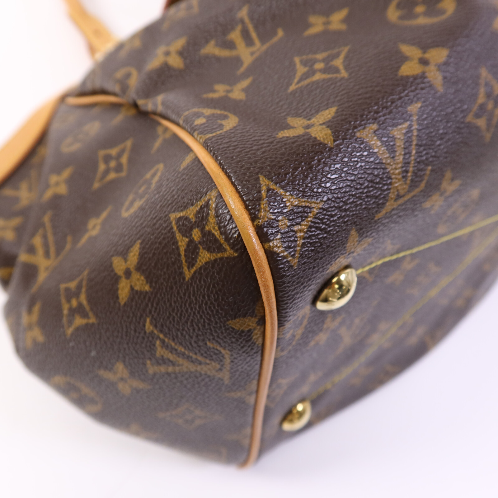 LOUIS VUITTON LV GHW Tivoli GM Shoulder Bag M40144 Monogram Brown