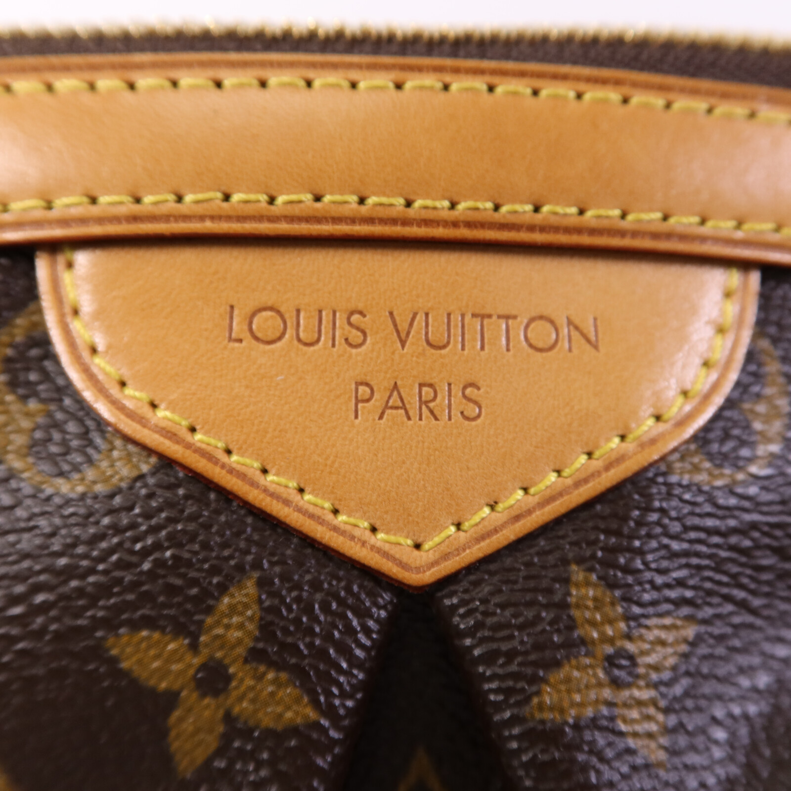 LOUIS VUITTON LV GHW Tivoli GM Shoulder Bag M40144 Monogram Brown