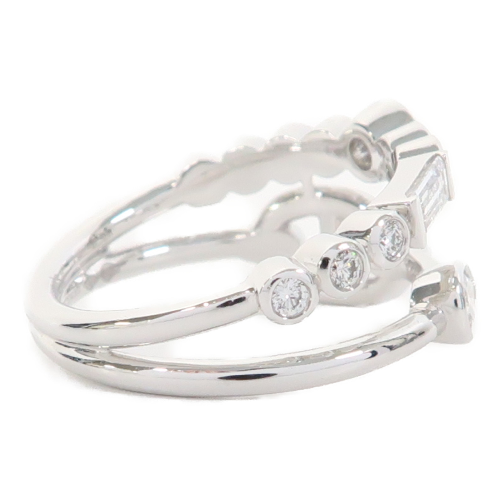 15%OFF* HERMES Chaine d'Ancre Chaos Fancy Ring 18K White 15%OFF* HERMES Chaine d'Ancre Chaos Fancy Ring 18K White