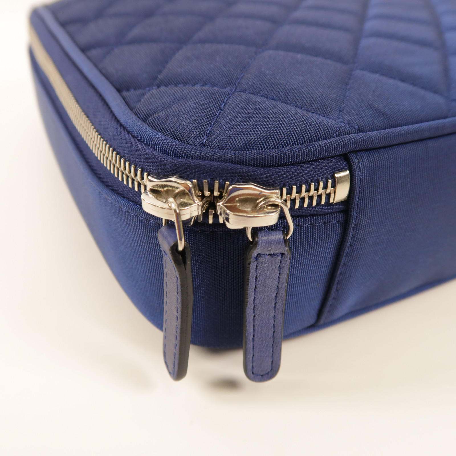 CHANEL CC SHW Laptop Bag Nylon Blue | eBay