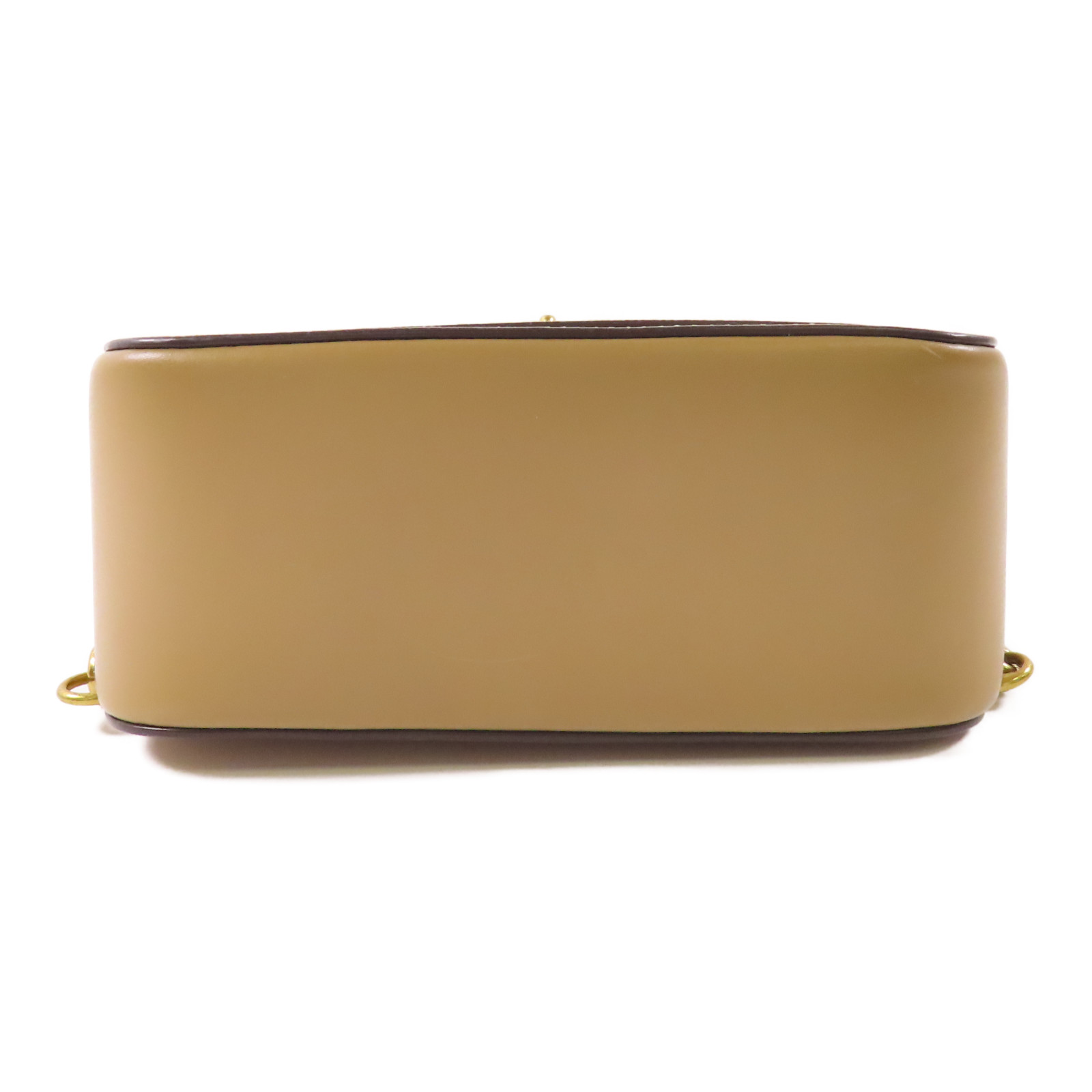 COACH GHW Chain Backpack J2057-4690 Calfskin Leather Beige | eBay