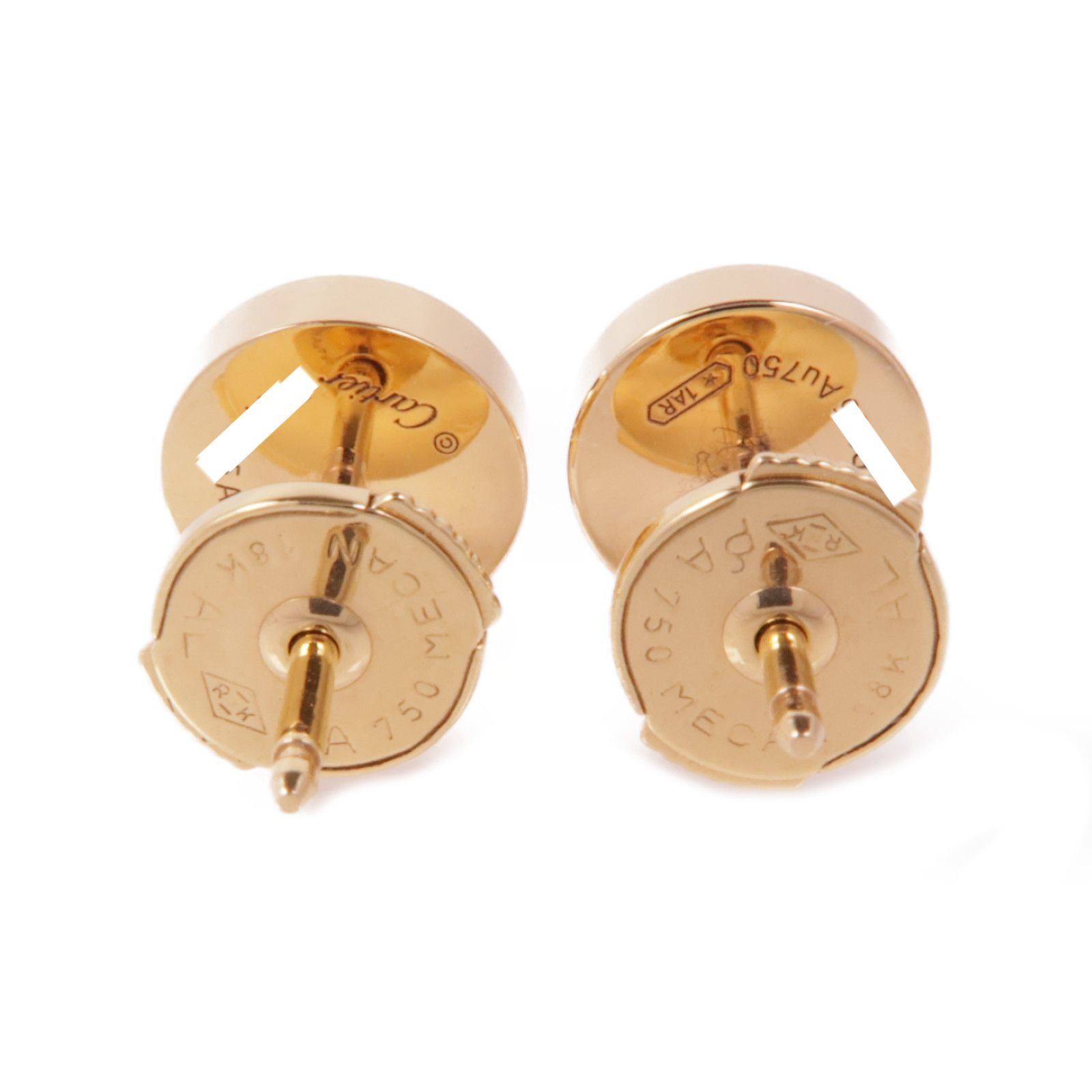 CARTIER Love Earrings 18K Rose Gold | eBay
