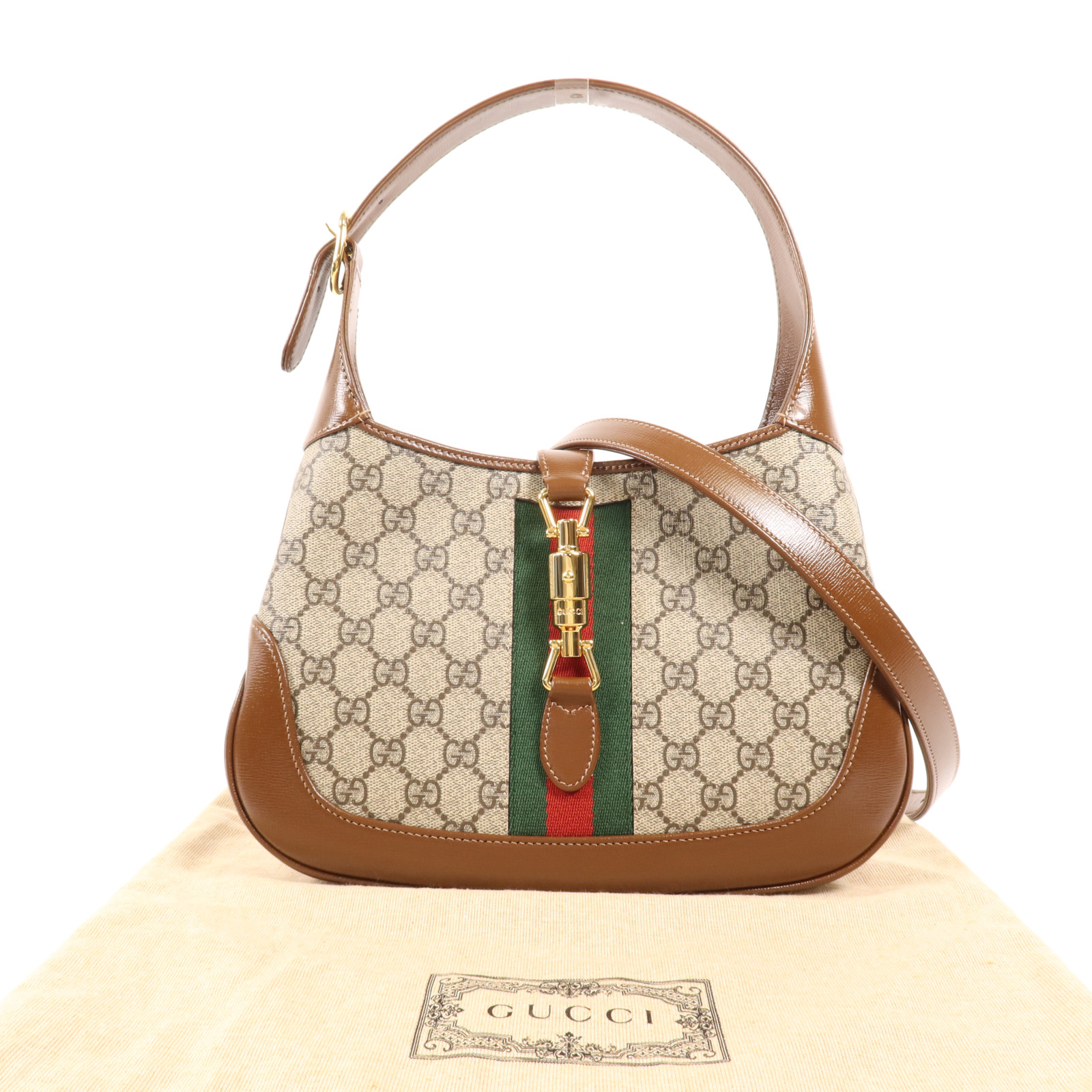 GUCCI ショルダーバック GUCCI GG GHW Jackie 1961 Small Shoulder Bag 636706 Calfskin