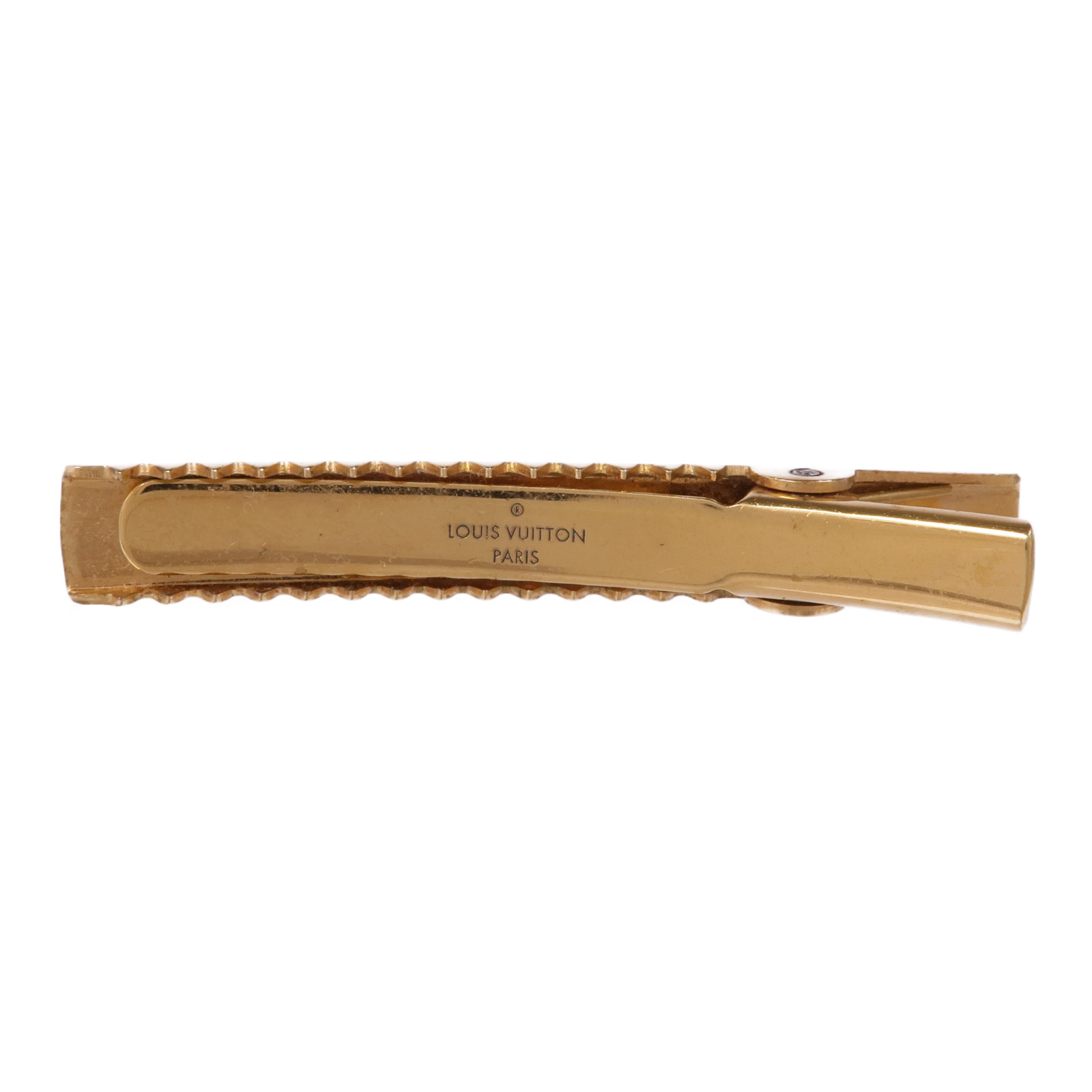 LOUIS VUITTON LV Hair Clip Accessories M00402 Metal Nanogram  display picture 1
