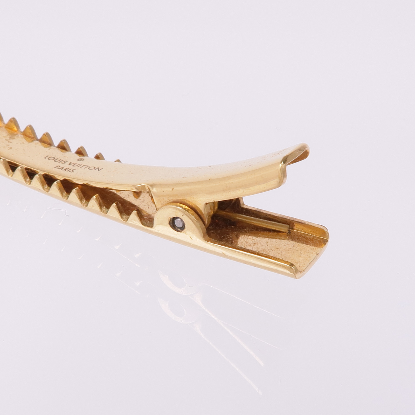 LOUIS VUITTON LV Hair Clip Accessories M00402 Metal Nanogram  display picture 2
