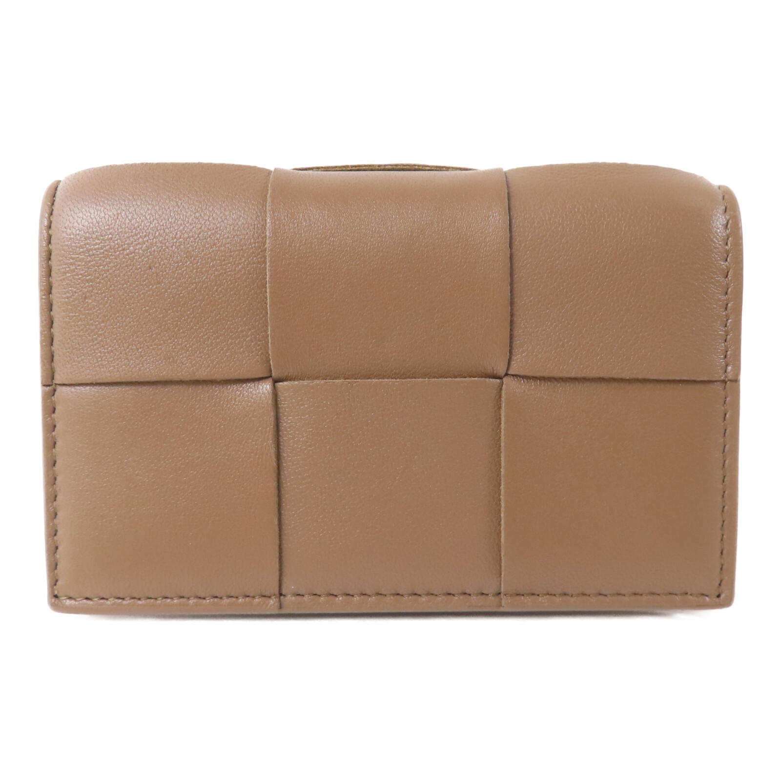 BOTTEGA VENETA BV GHW Card Holder Card Case Intrecciato Leather