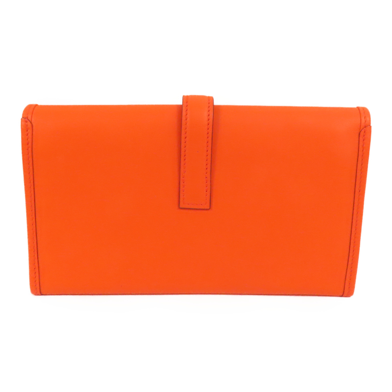 WALLET bag＋POCKET shoulder／ブラック×オレンジ HERMES Jige Duo Clutch Bag Swift Leather Orange Poppy | eBay