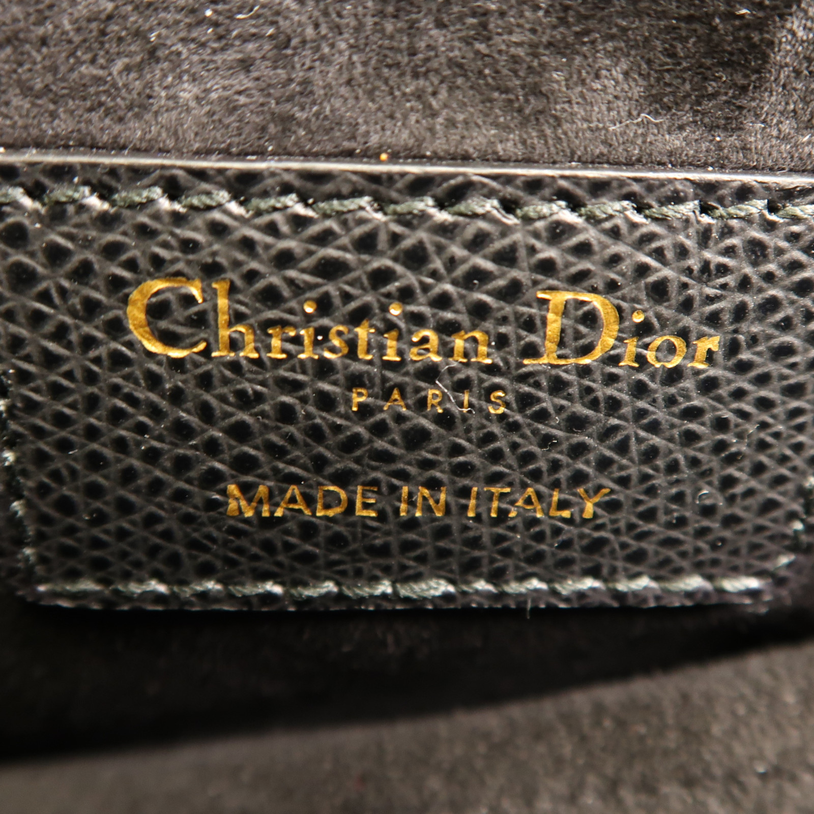 Christian Dior CD GHW Saddle Mini 2 Way Shoulder Bag Handbag