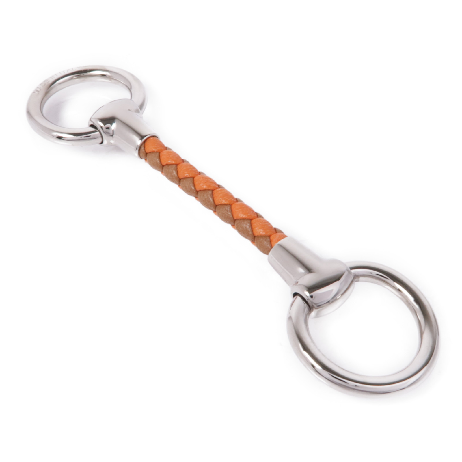 HERMES Mini Mors Twilly Ring Scarf Ring Metal Calfskin