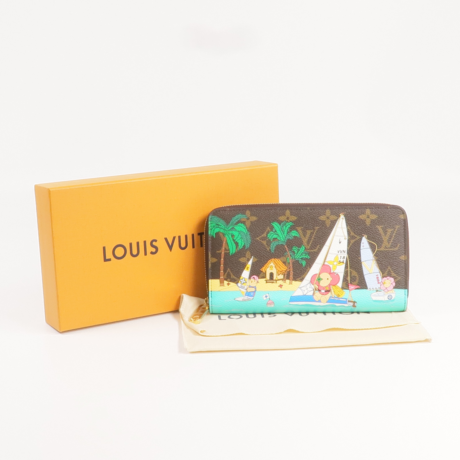 【LOUIS VUITTON】ルイヴィトン LOUIS VUITTON LV GHW Vivienne Holiday Zippy Wallet M82839 Monogram