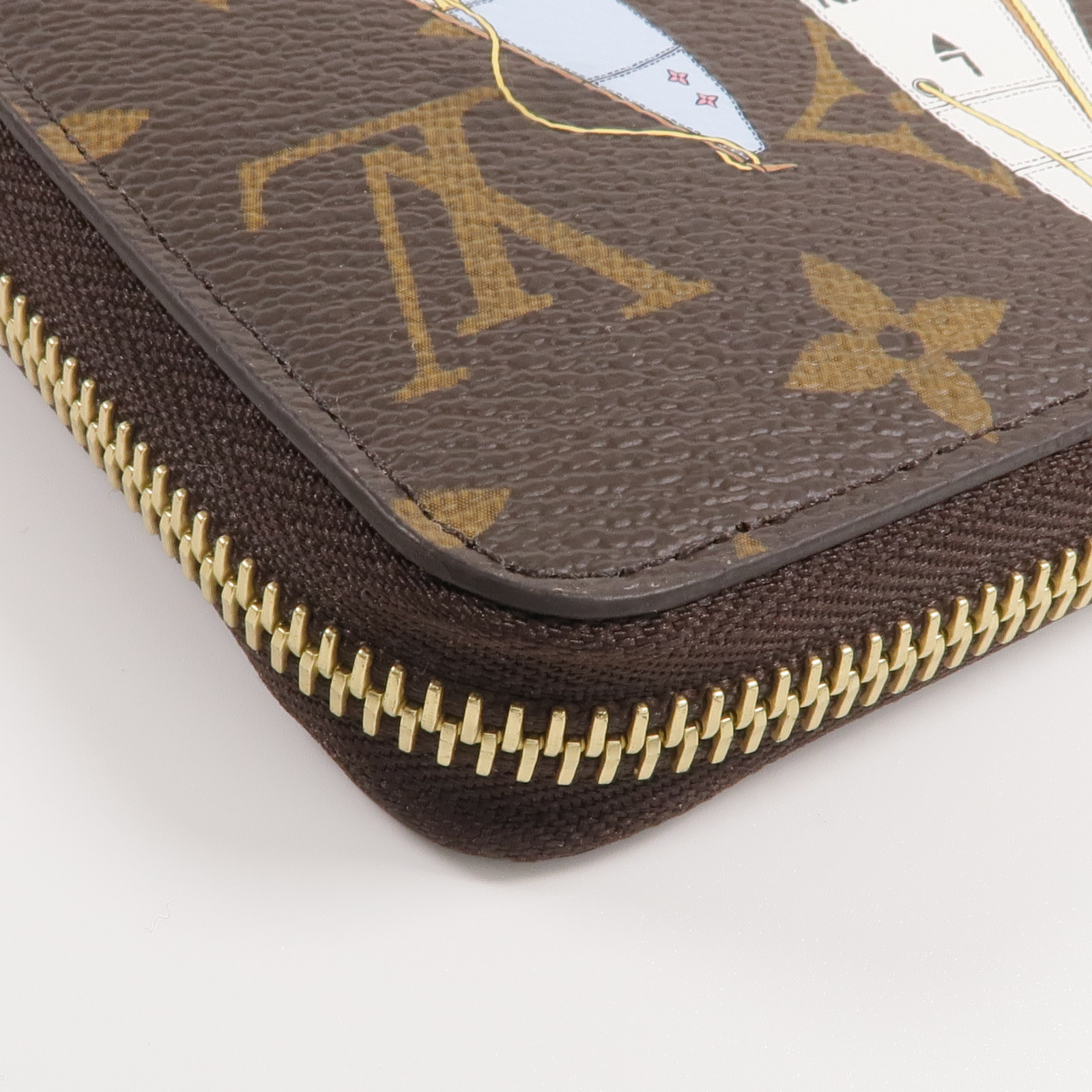 LOUIS VUITTON LV GHW Vivienne Holiday Zippy Wallet M82839 Monogram