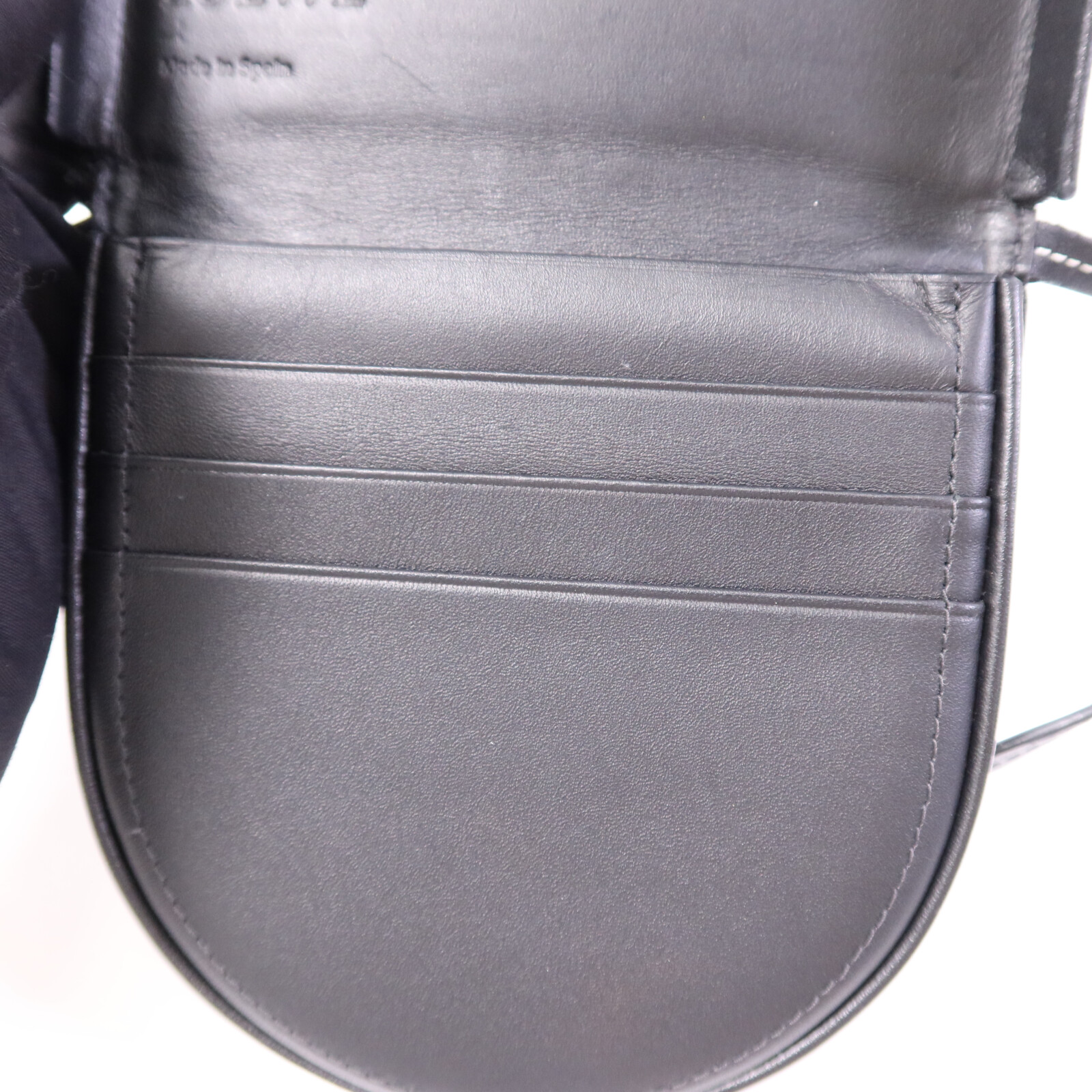 LOEWE Heel Pouch Small Shoulder Bag Calfskin Leather Black | eBay