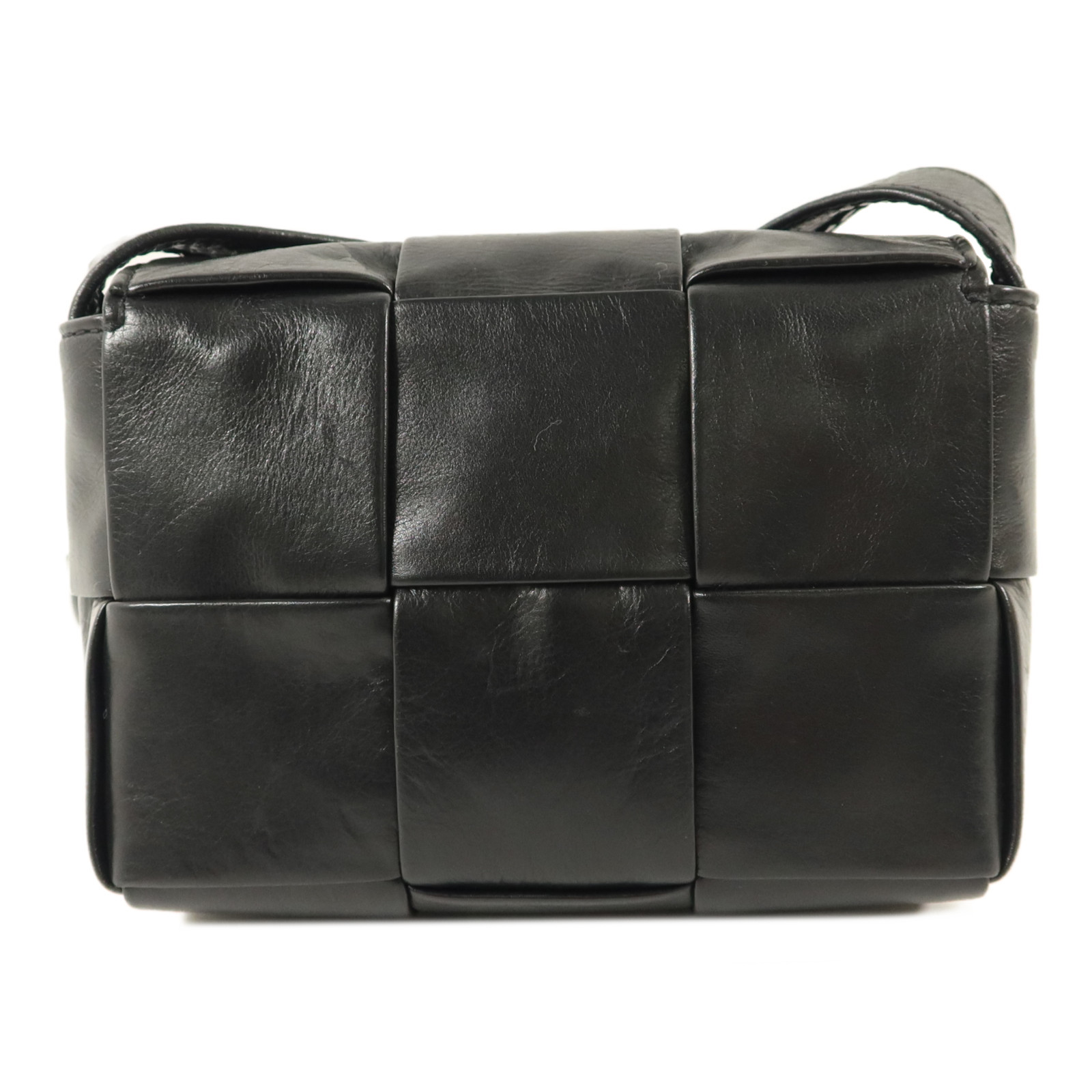 BOTTEGA VENETA BV Mini Cassette Shoulder Bag Calfskin Leather
