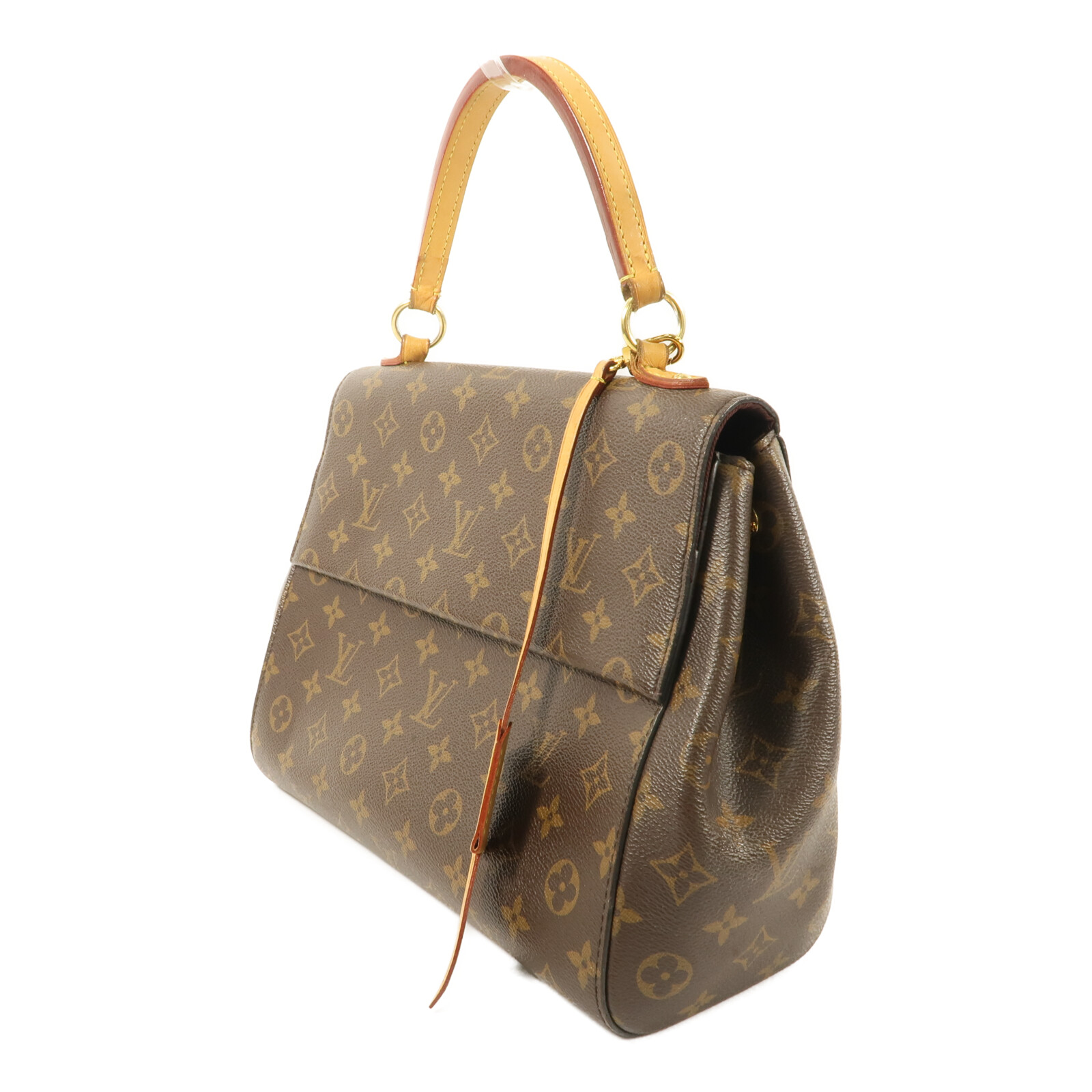 LOUIS VUITTON LV GHW Cluny MM 2 Way Shoulder Bag M42735 Monogram