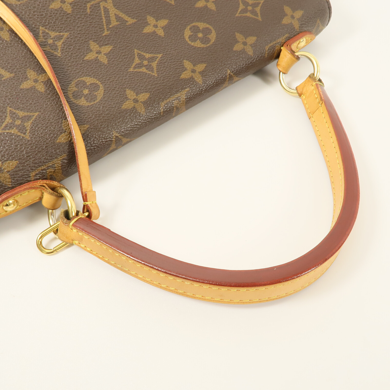 LOUIS VUITTON LV GHW Cluny MM 2 Way Shoulder Bag M42735 Monogram