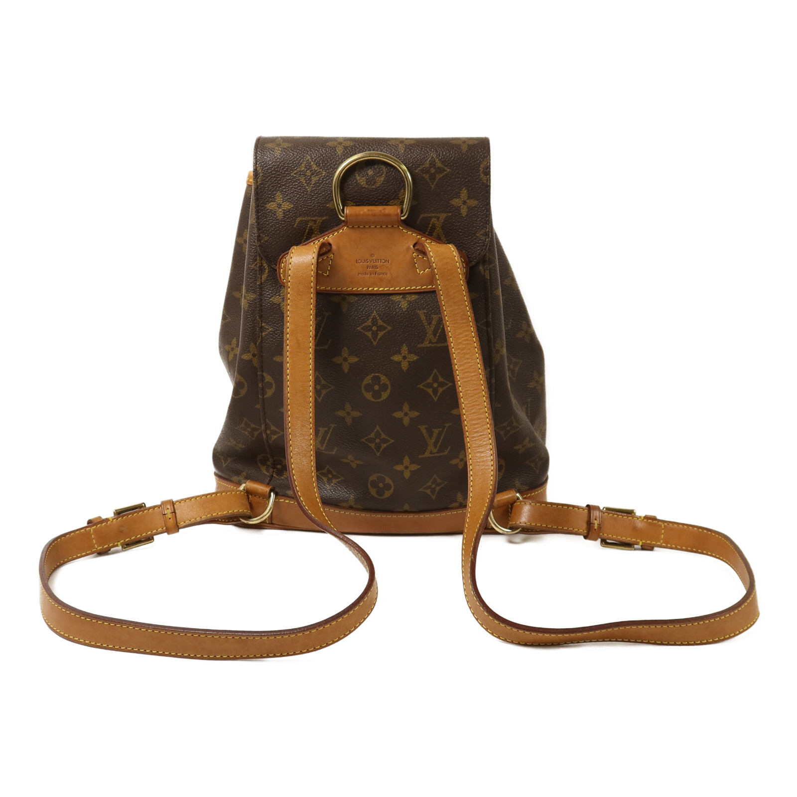 authentic louis vuitton mini backpack LV Palm Springs MM monogram Front pocket with a How to Catch Schooling fly fishing rod wall rack Pieces:1-piece