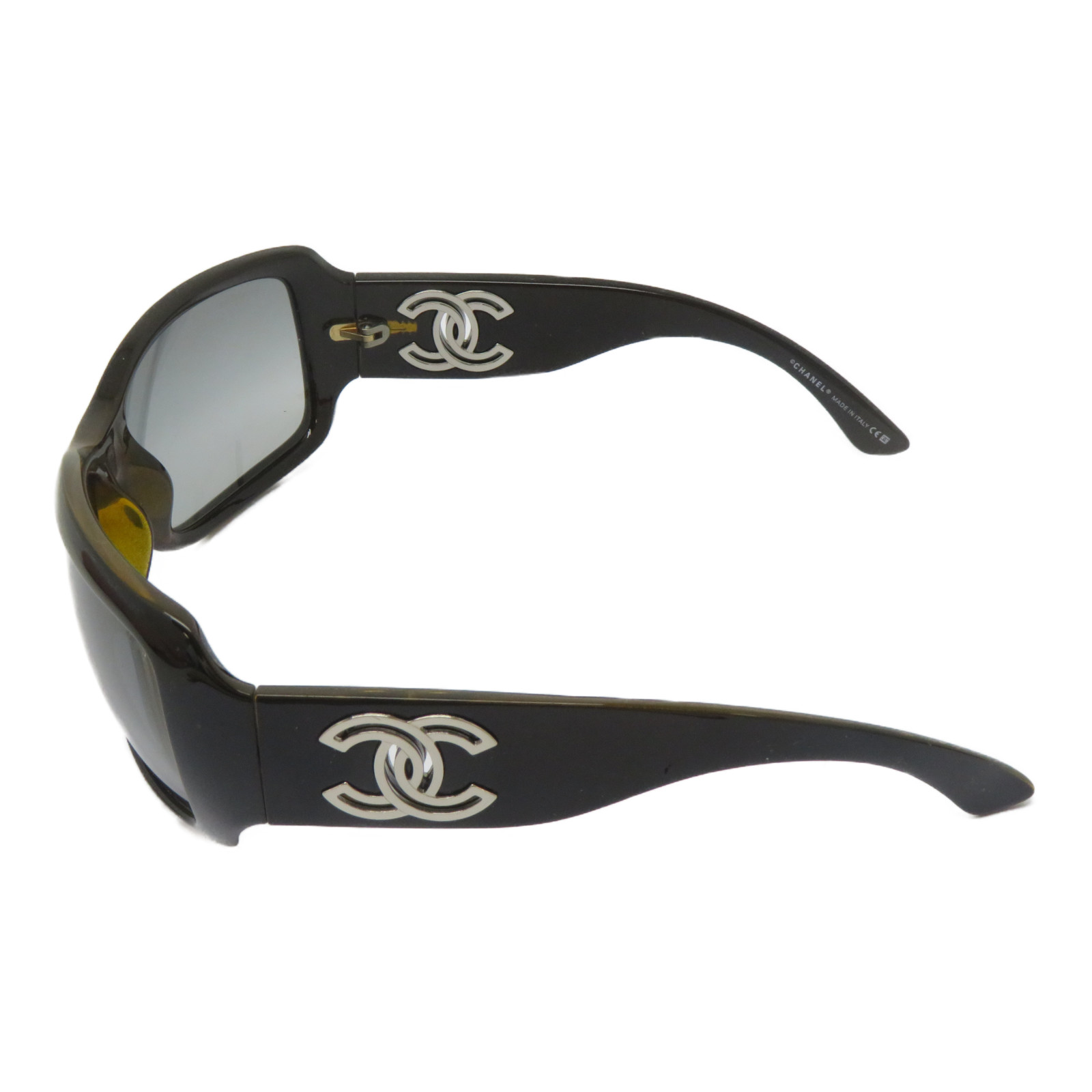 CHANEL CC Sunglasses 6018 c.908/11 PVC Black | eBay