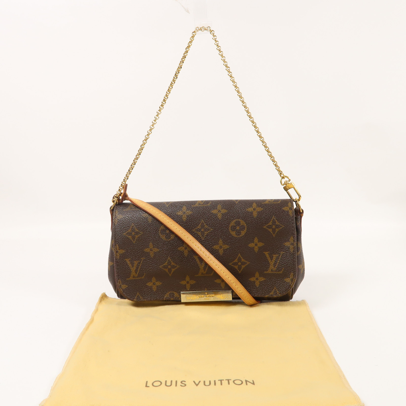 LOUIS VUITTON LV GHW Favorite MM 2 Way Bag M40718 Monogram LOUIS VUITTON LV GHW Favorite MM 2 Way Bag M40718 Monogram