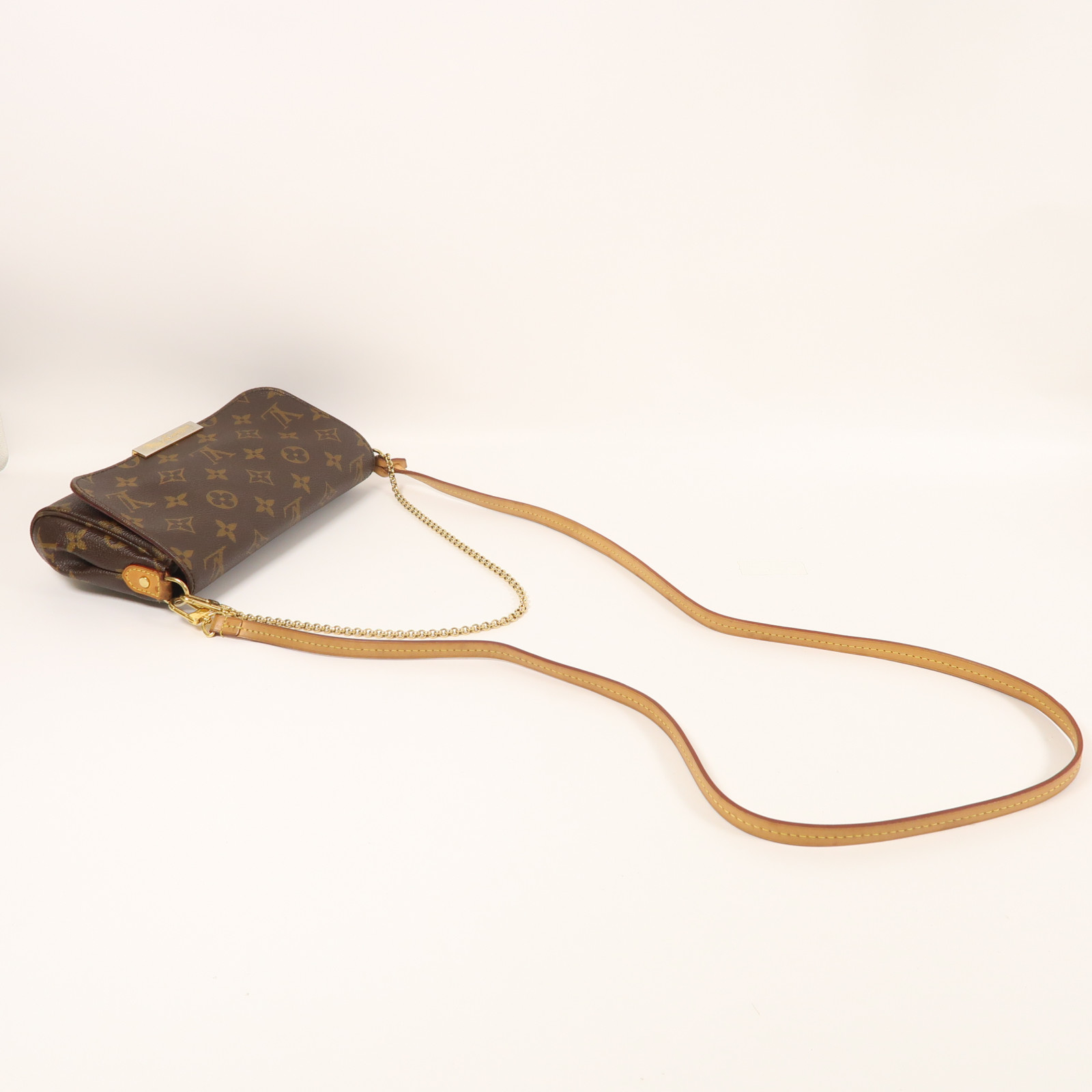 LOUIS VUITTON LV GHW Favorite MM 2 Way Bag M40718 Monogram LOUIS VUITTON LV GHW Favorite MM 2 Way Bag M40718 Monogram