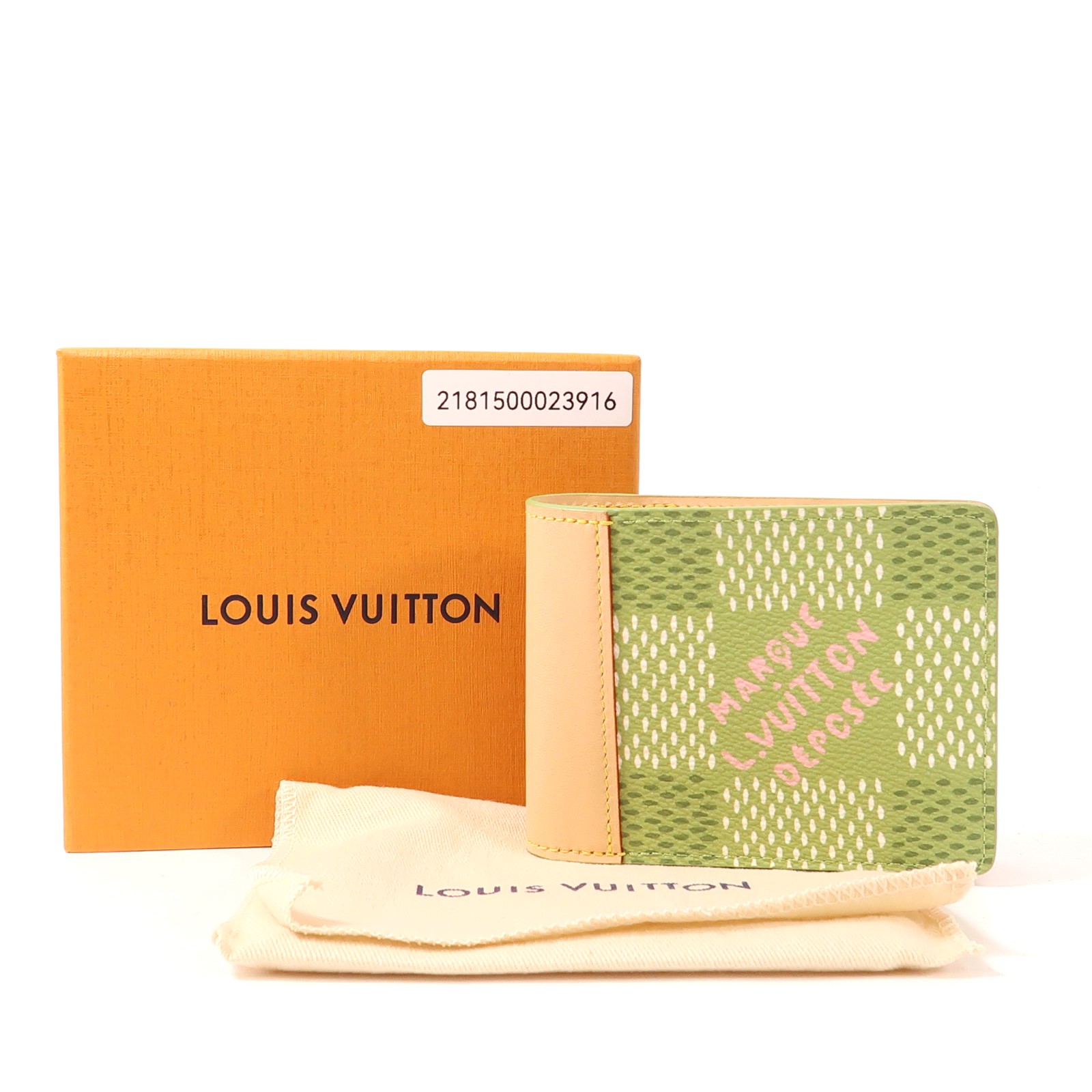 LOUIS VUITTON - 若林ページ Louis Vuitton Damier Graphite Wallet Elephant Print
