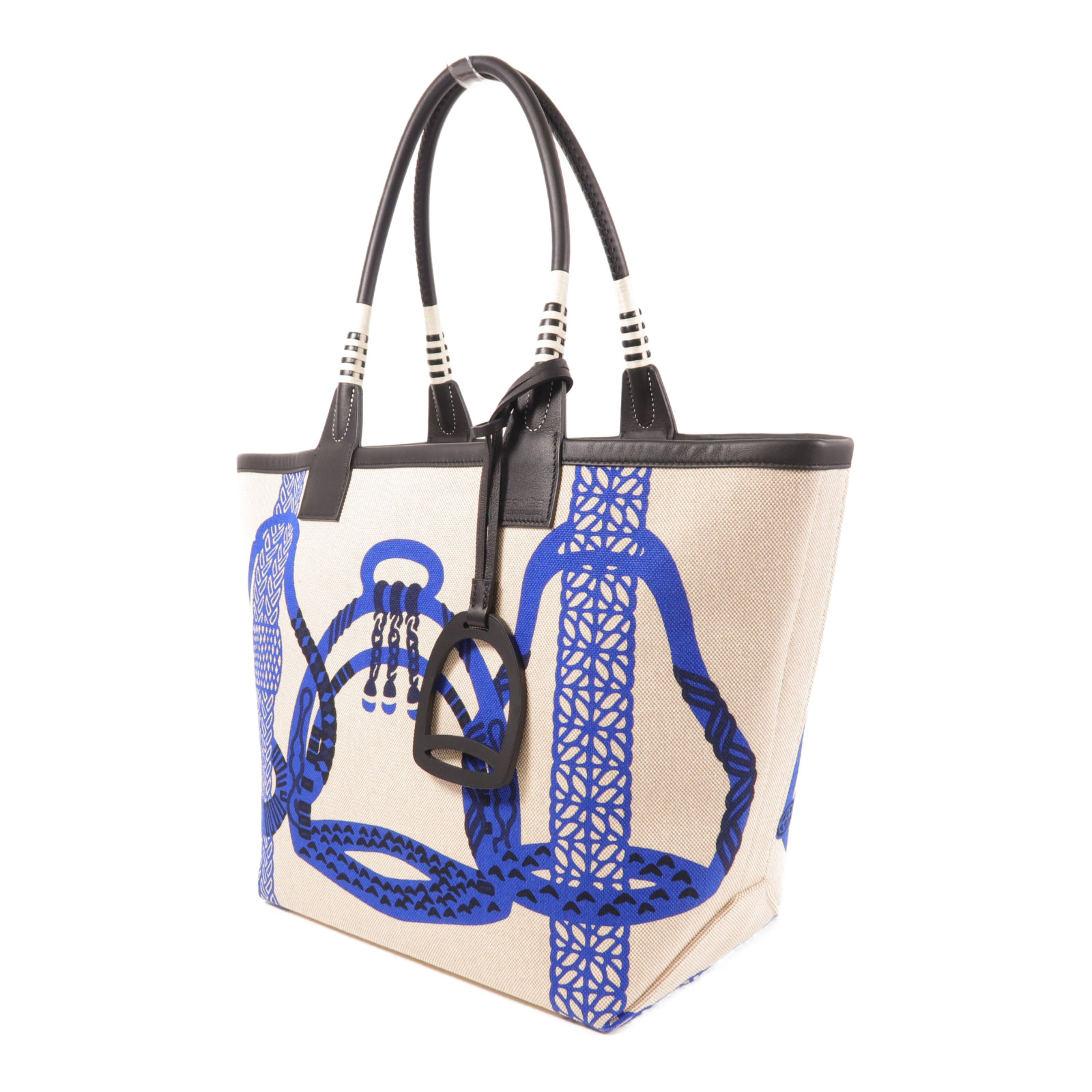 HERMES Steeple 28 Shoulder Bag Canvas Ecru | eBay