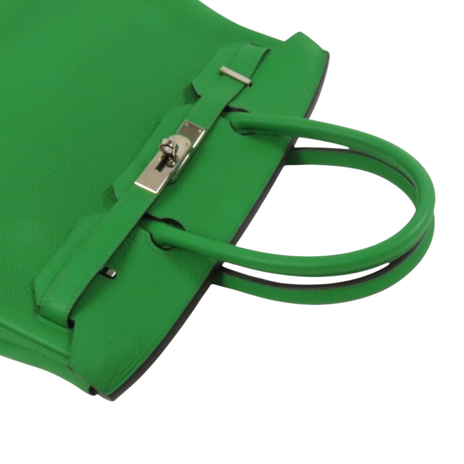 15%OFF* HERMES PHW Birkin 30 Handbag Clemence Leather 1K Bambou