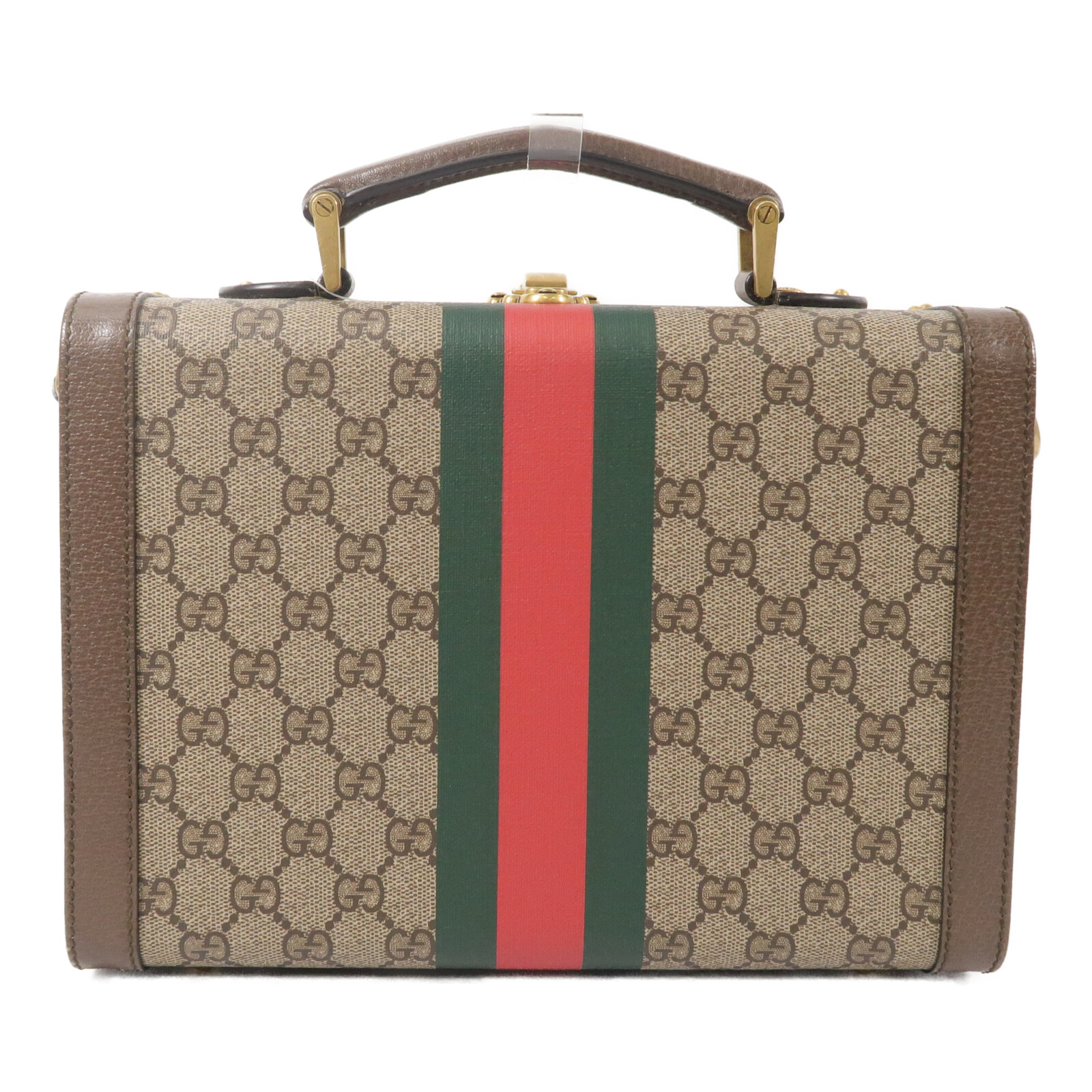 ドレス/ビジネス GUCCI GUCCI GHW GG Supreme Savoy Medium 2 Way Shoulder Bag 633587 Coated