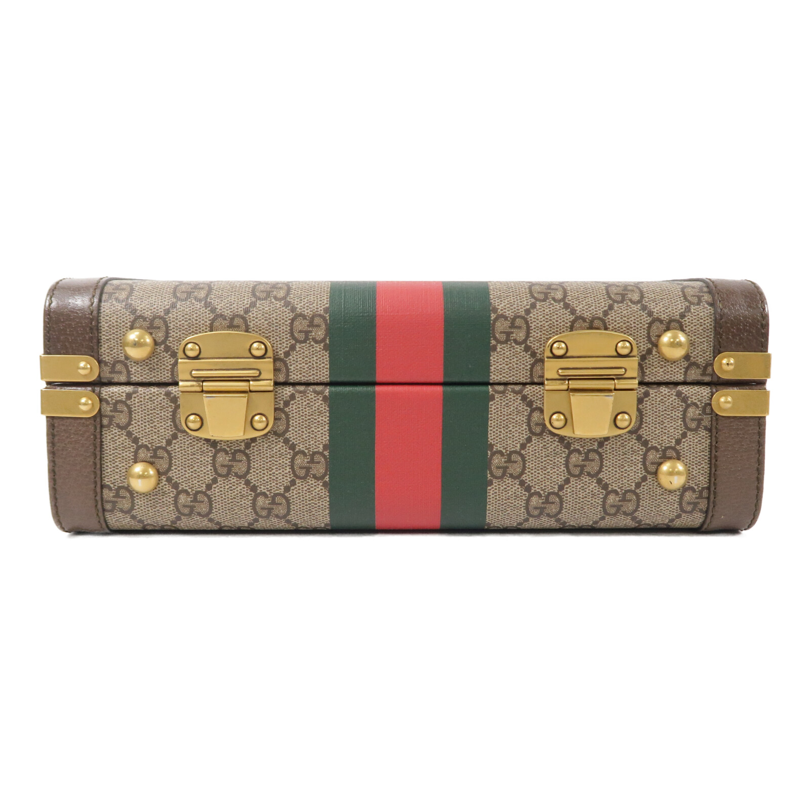 GUCCI GHW GG Supreme Savoy Medium 2 Way Shoulder Bag 633587 Coated