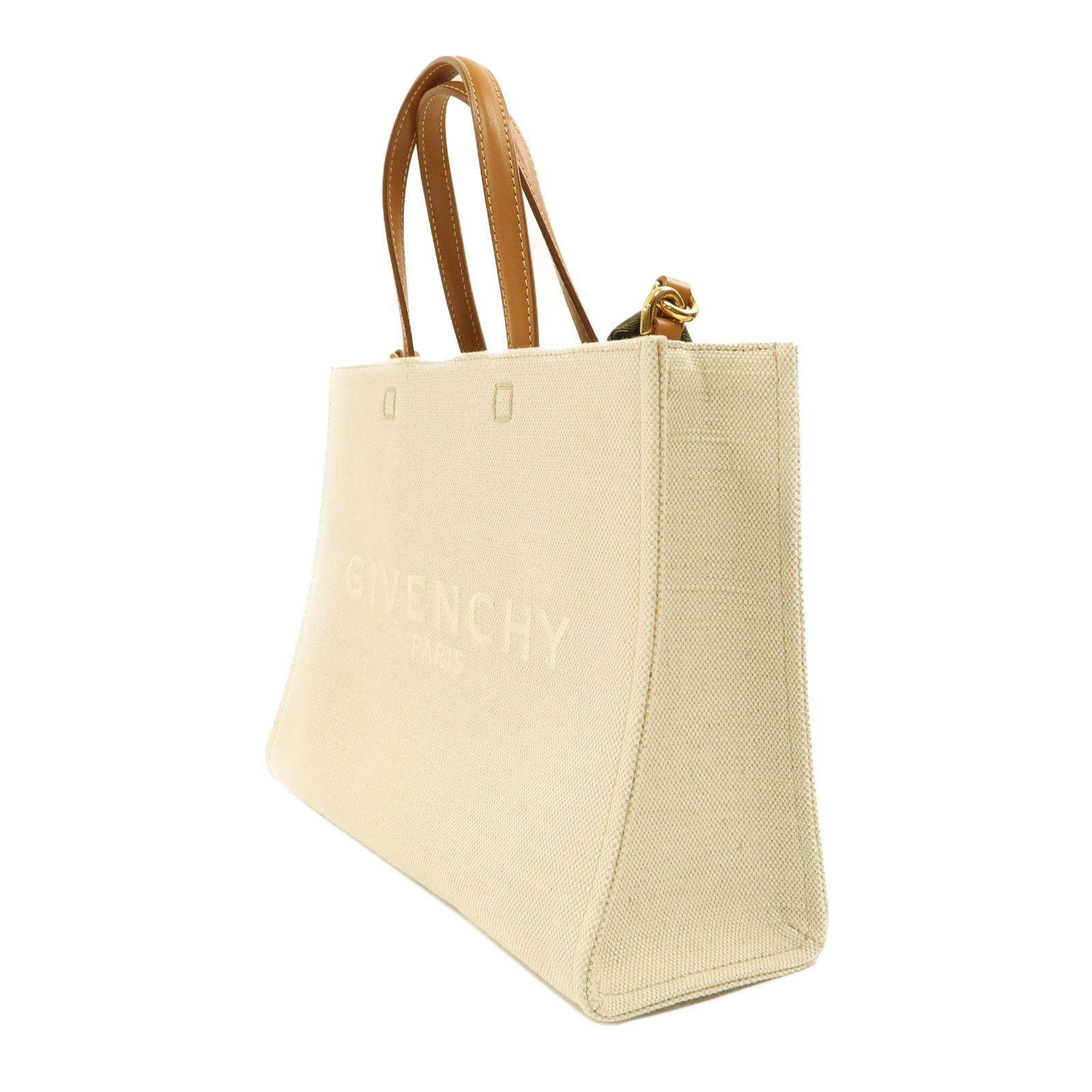 GIVENCHY - GIVENCHY G-TOTO SMALL 2WAY Gトート スモール バッグ GIVENCHY GHW Small G-Tote 2 Way Shoulder Bag Handbag Canvas