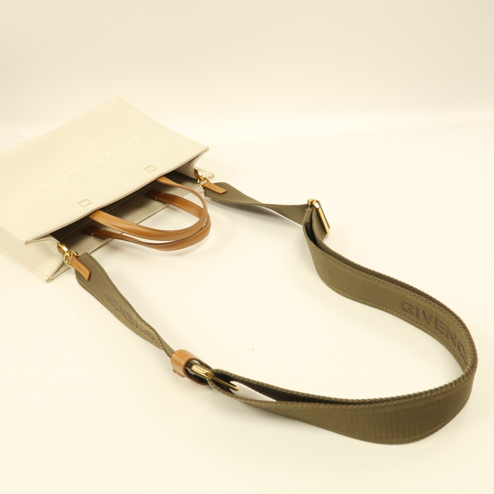 SALE★春夏Givenchy★G-Toteスモールコットンキャンバスベージュ Givenchy Small G Tote Shopping Bag In Canvas | Saks Fifth Avenue