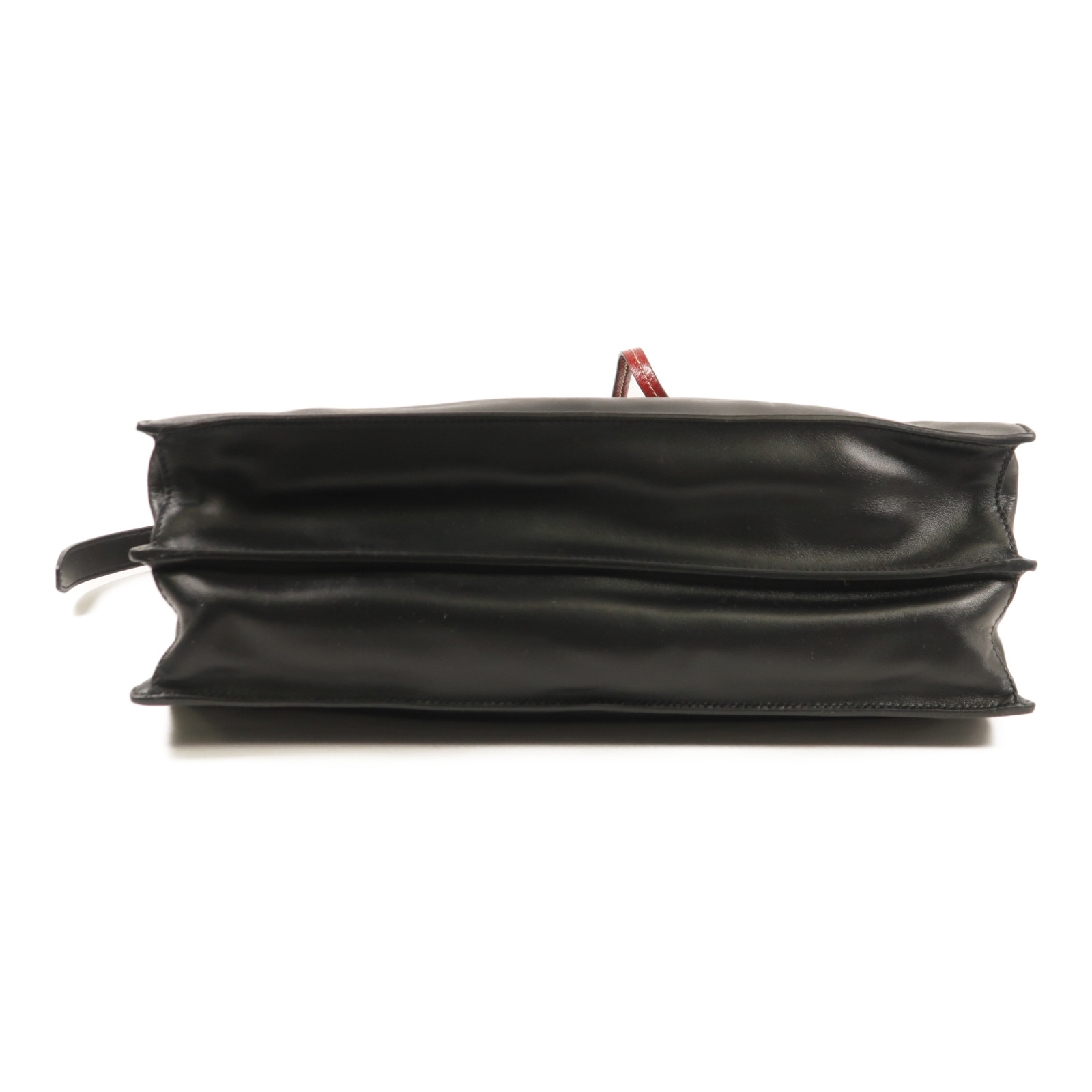 PRADA Soft Sound Large Shoulder Bag Calfskin Leather Black