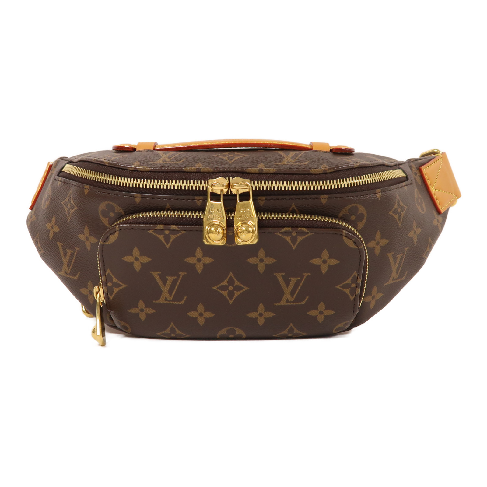 LOUIS VUITTON LV GHW Rush Bumbag Waist Bag M14019 Monogram Brown