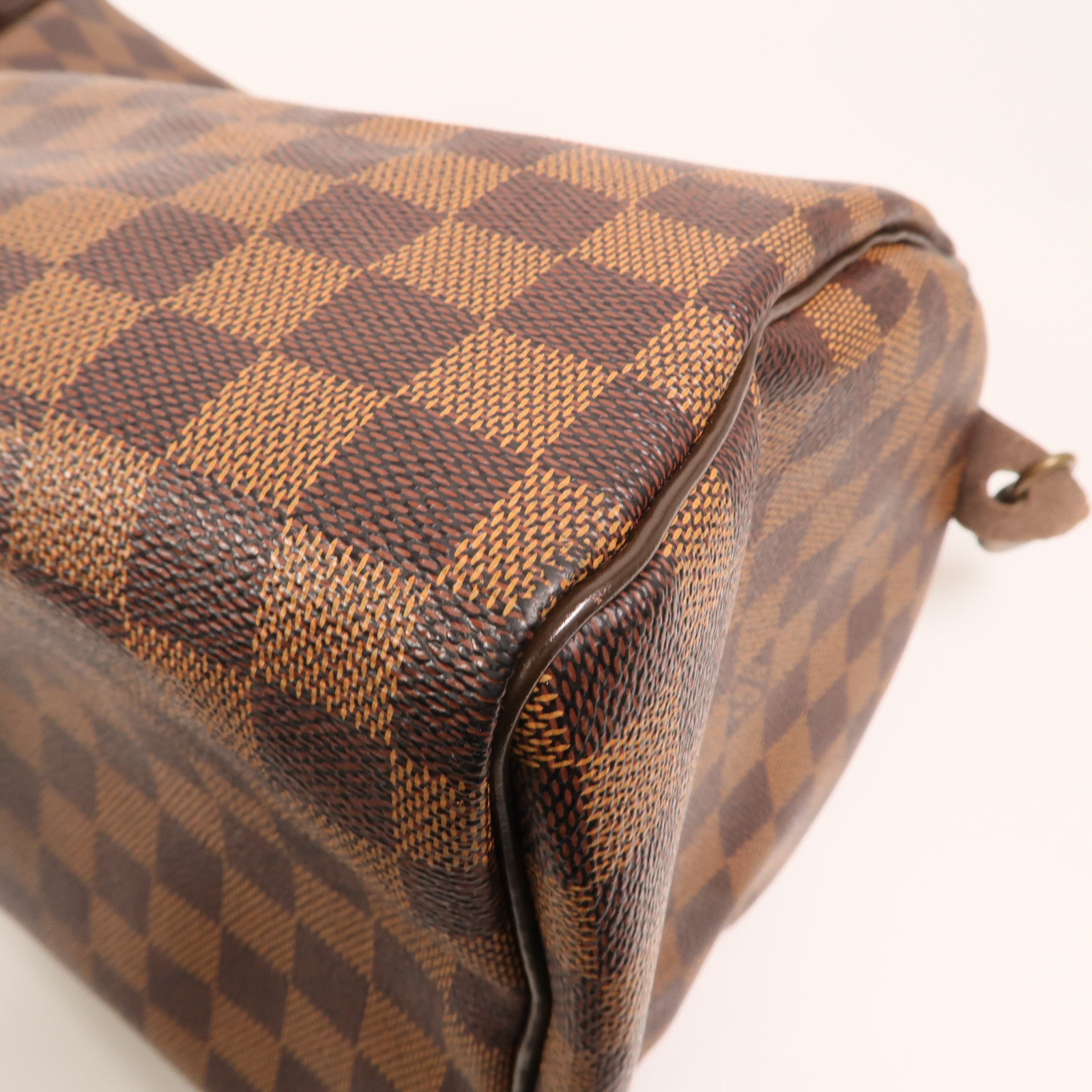 LOUIS VUITTON LV GHW Speedy Hand 30 Bag N41364 Damier Ebene Brown
