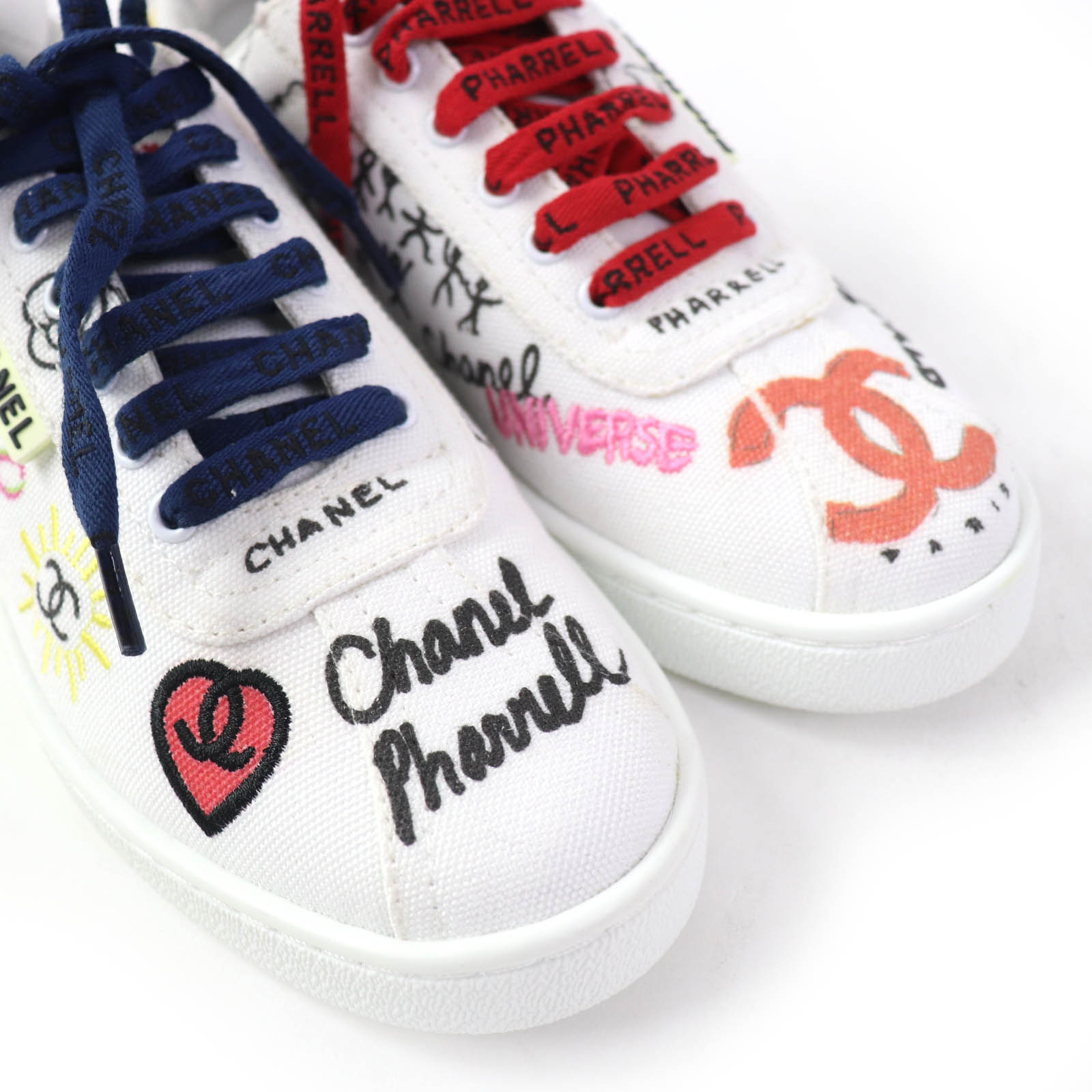 CHANEL sneakers pharrell williams multicolor canvas Women 36  display picture 3