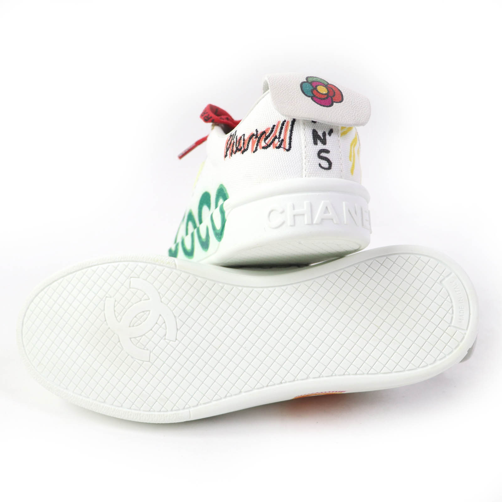 CHANEL sneakers pharrell williams multicolor canvas Women 36