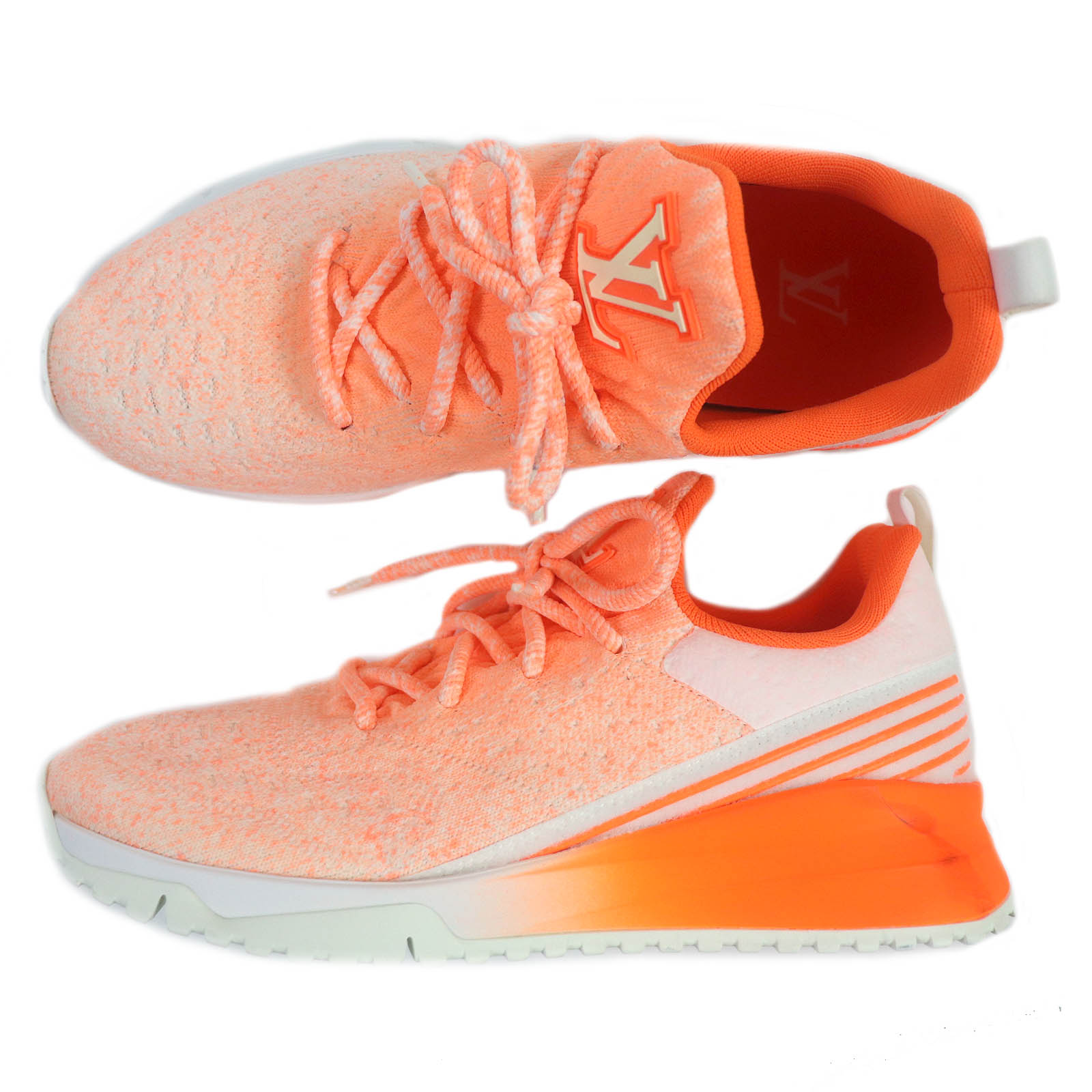 Excellent LOUIS VUITTON Low cut sneakers VNR line LV logo running