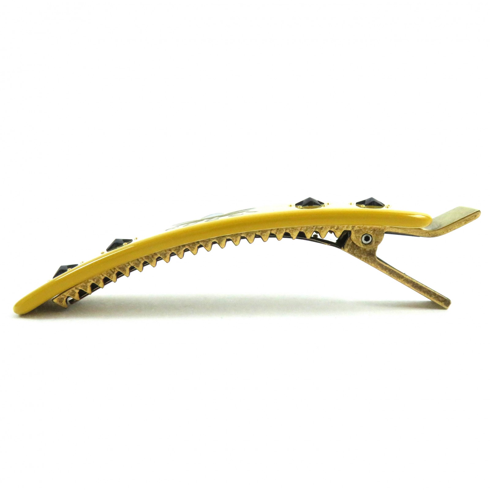 GUCCI×adidas hair accessory Trefoil logo hair clip Yellow  display picture 1