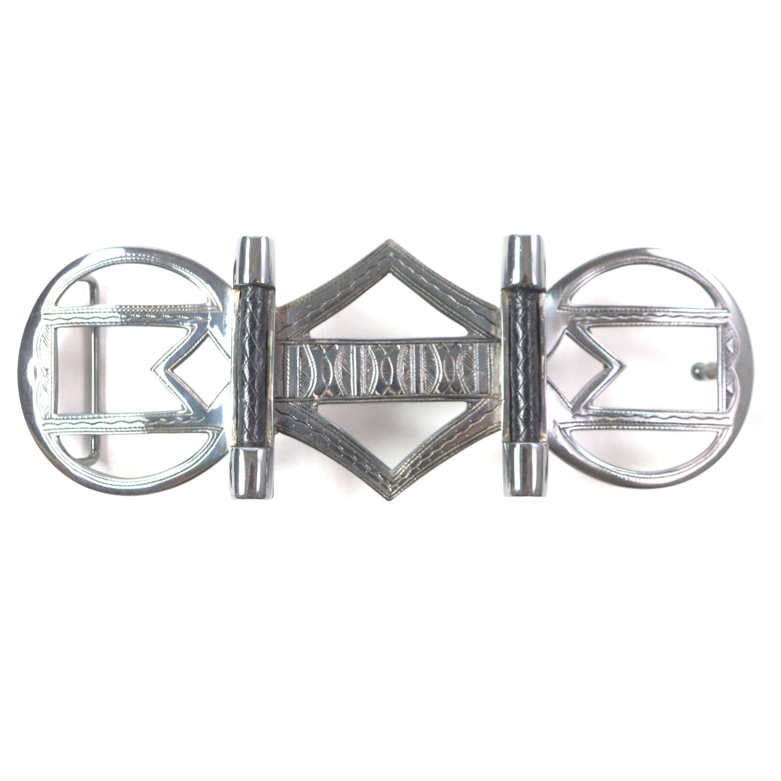 Great HERMES belt Touareg leather belt buckle Cancer  display picture 2