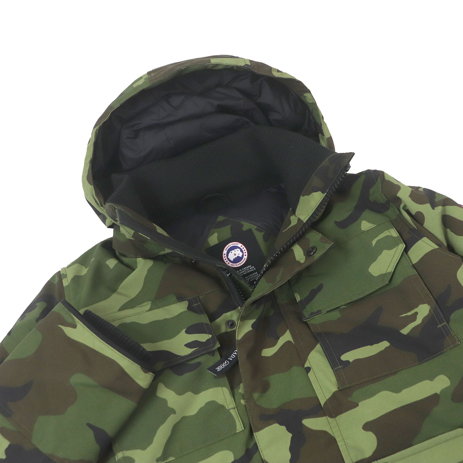 Great CANADA GOOSE Down jacket MAITLAND PARKA Camouflage mens S 