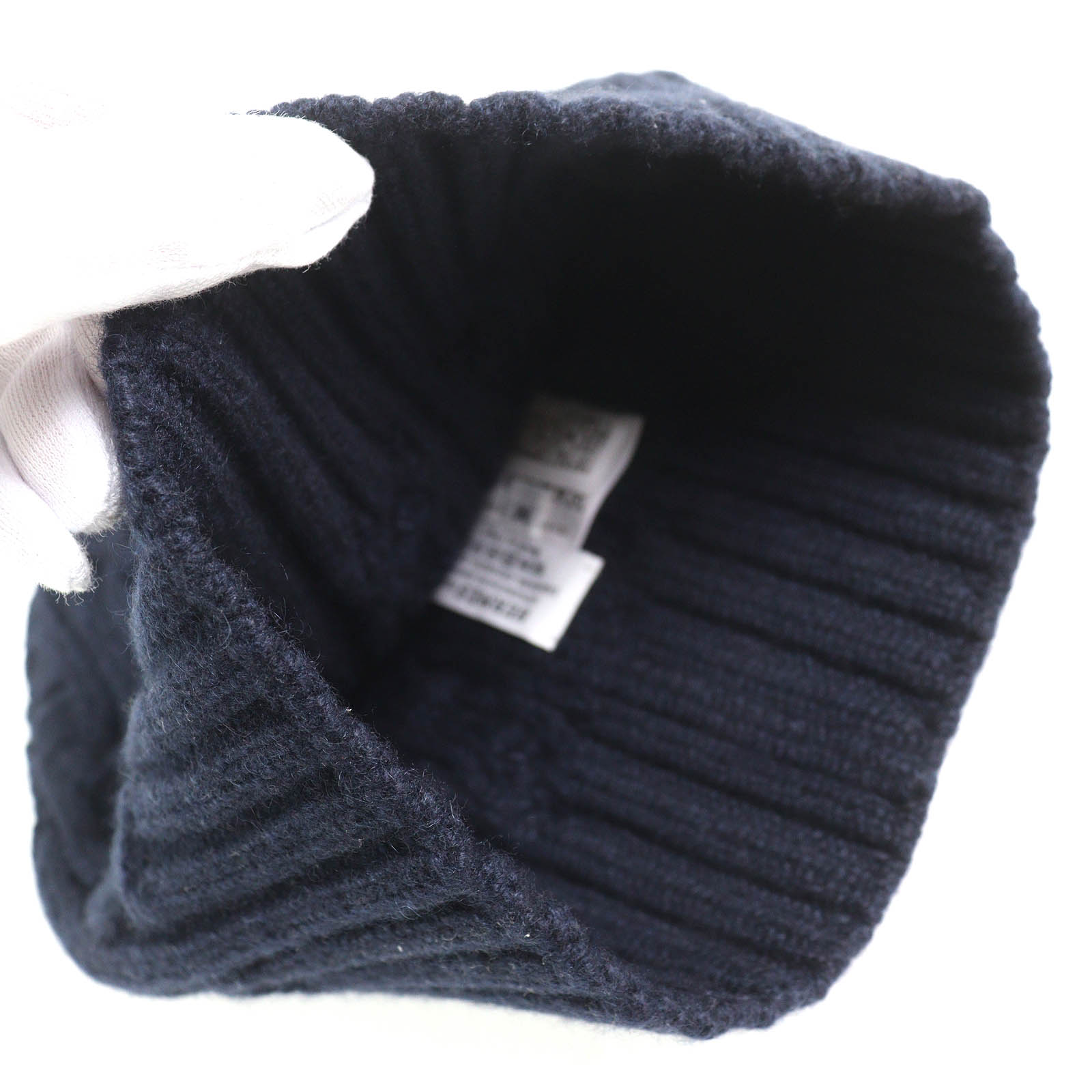Hermes Heaven Chain D\'ancre N Knit Cap Hermes Cashmere Knit Heaven Beanie S Charbon Flanelle  main image 2