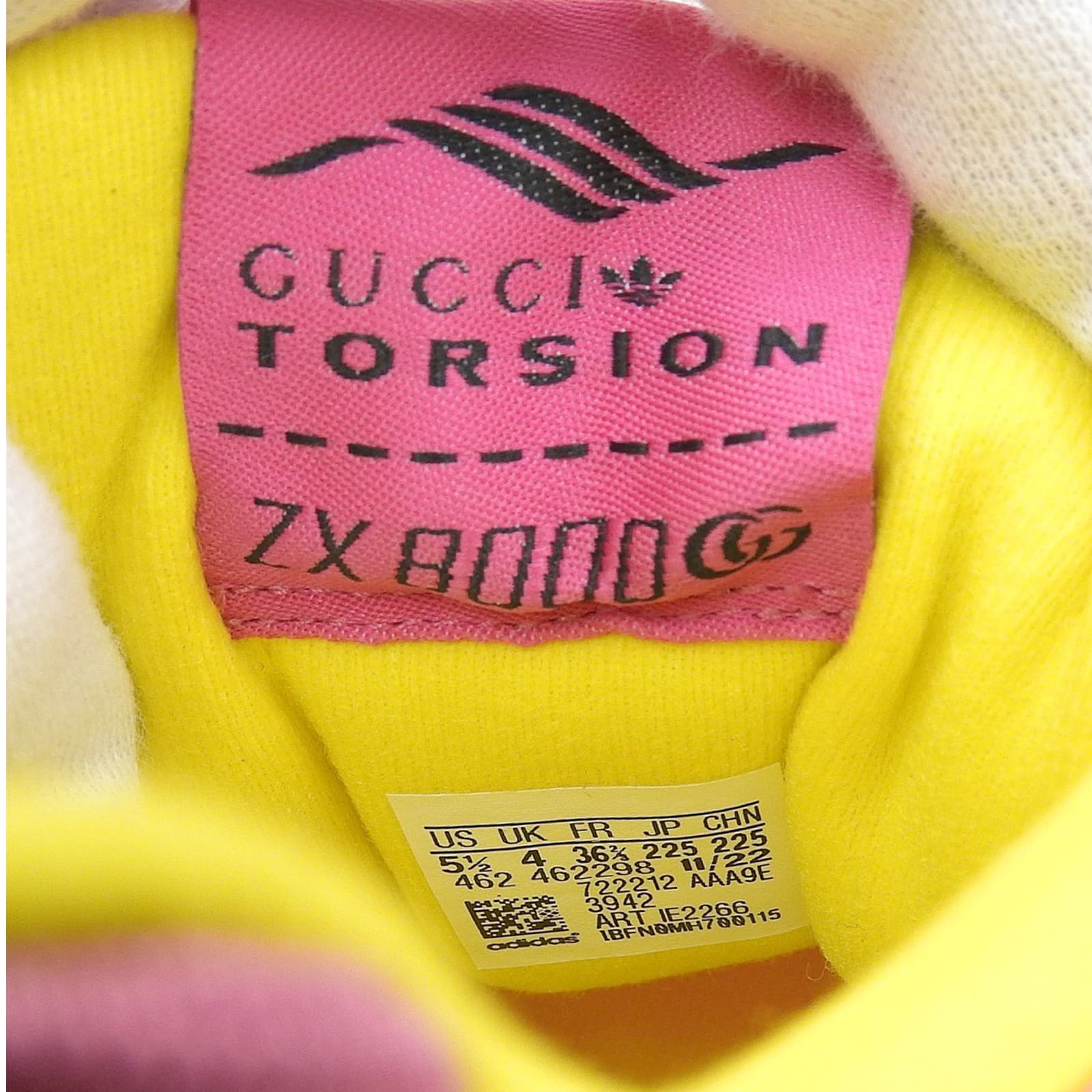 Pristine GUCCI×adidas sneakers TORSION ZX8000 Pink multi Women